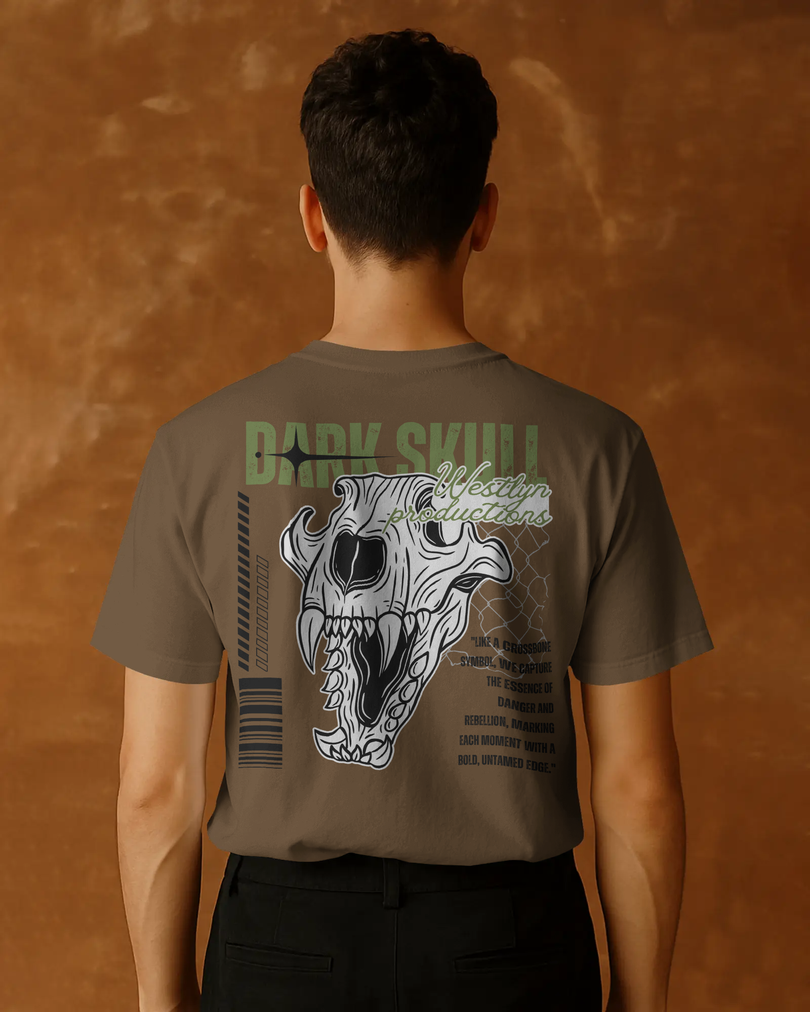 Untamed Beast Skull Graphic