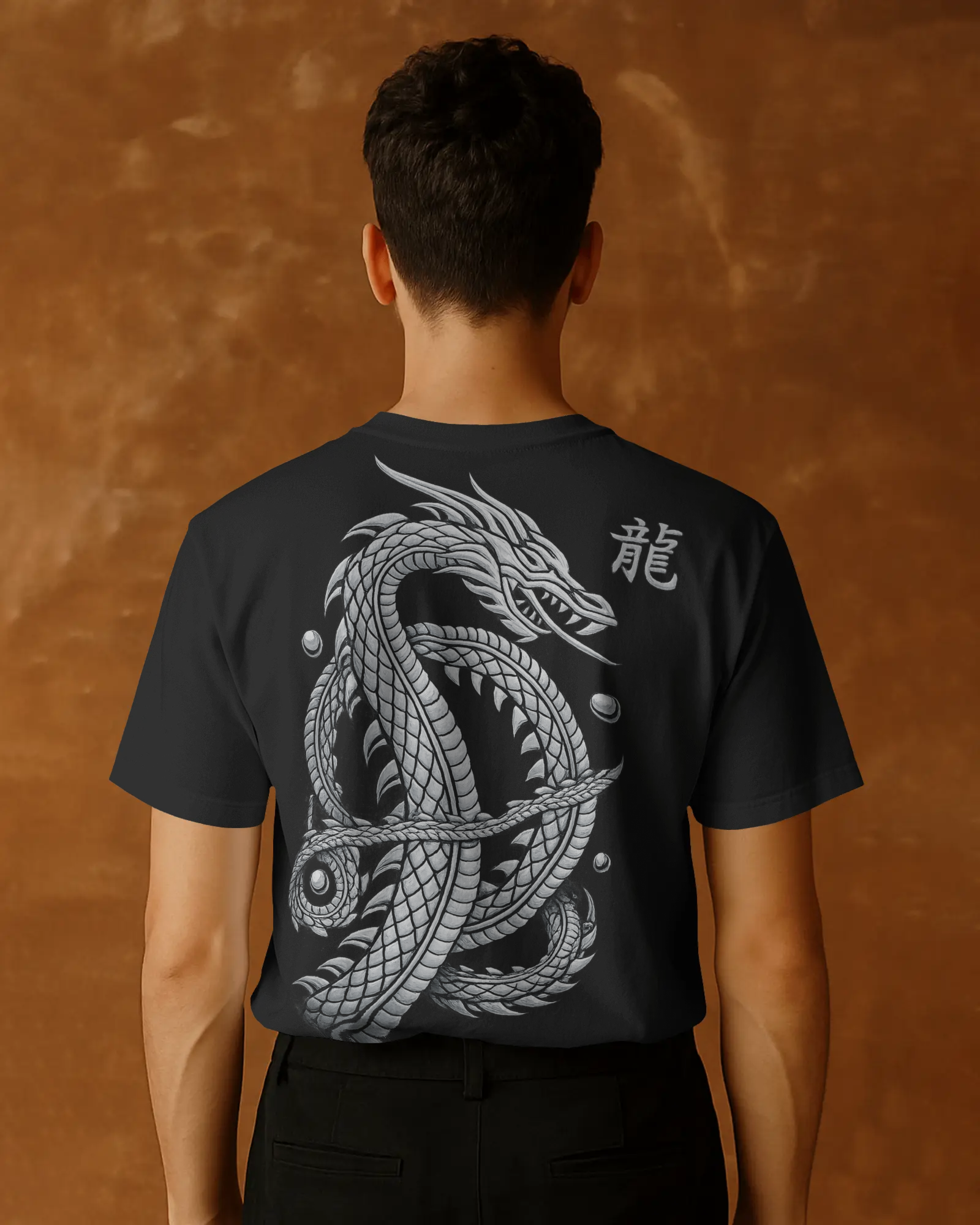 Silver Serpent Dragon Tee