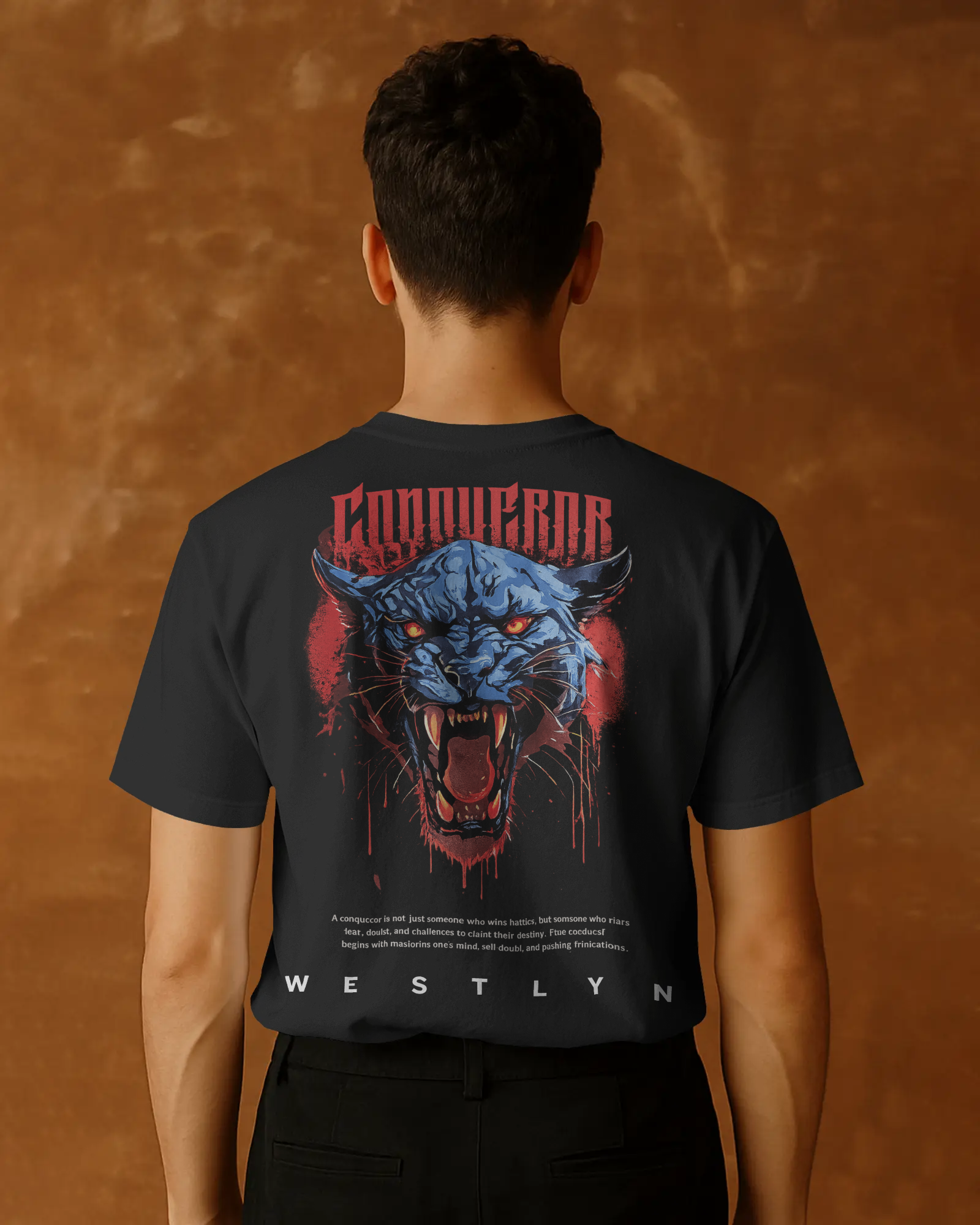 Gothic Conqueror Panther Tee