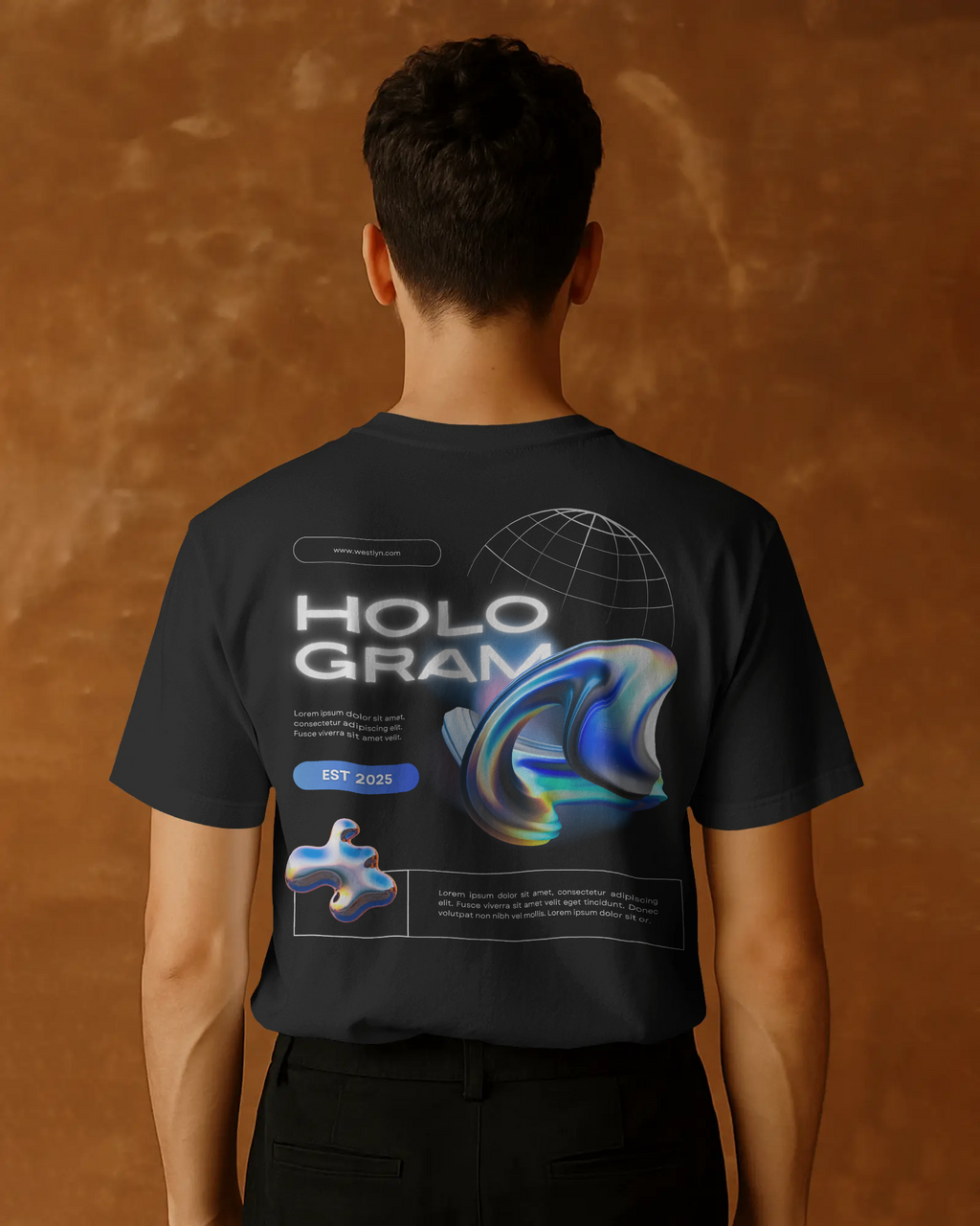 Hologram Abstract Liquid