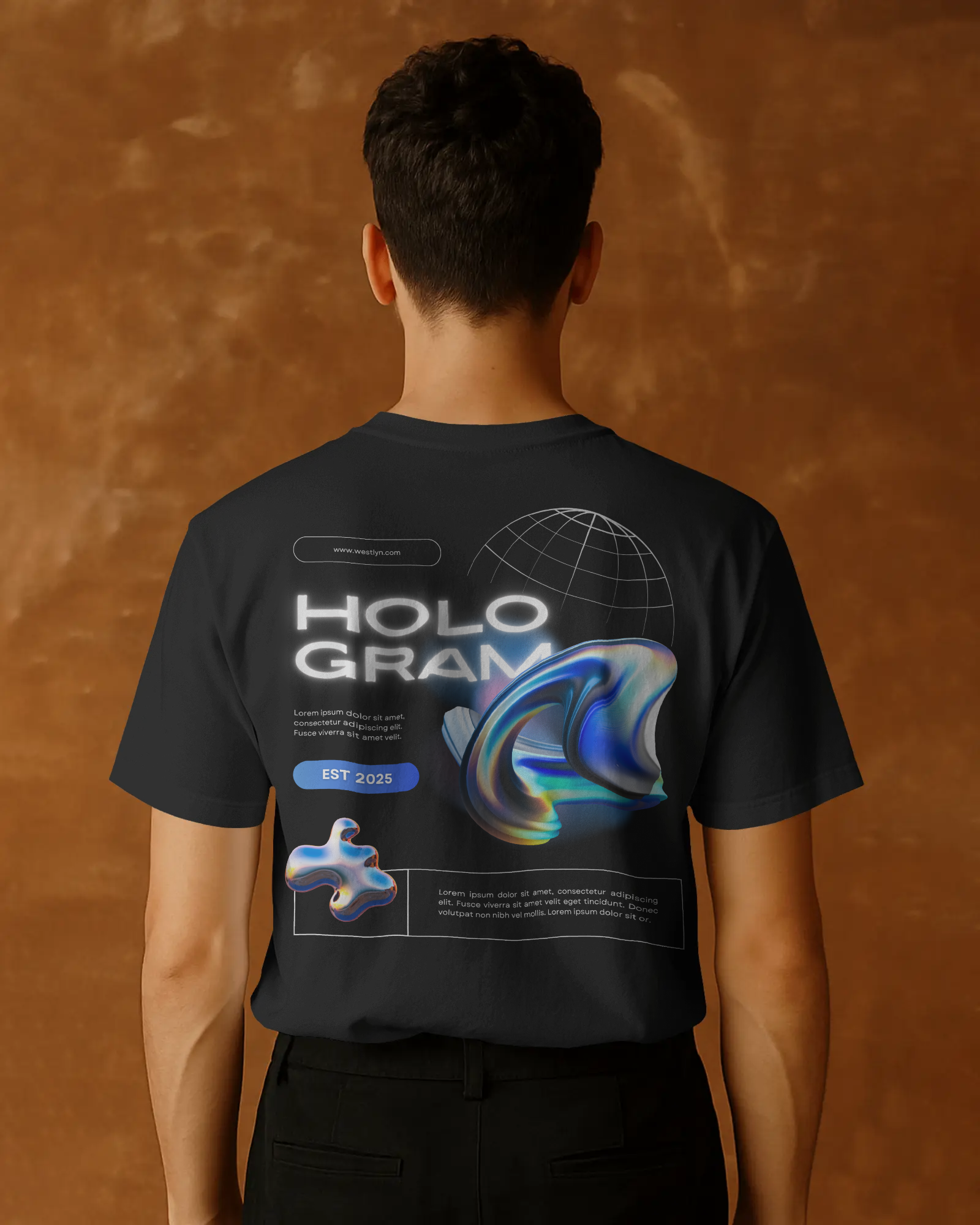 Hologram Abstract Liquid