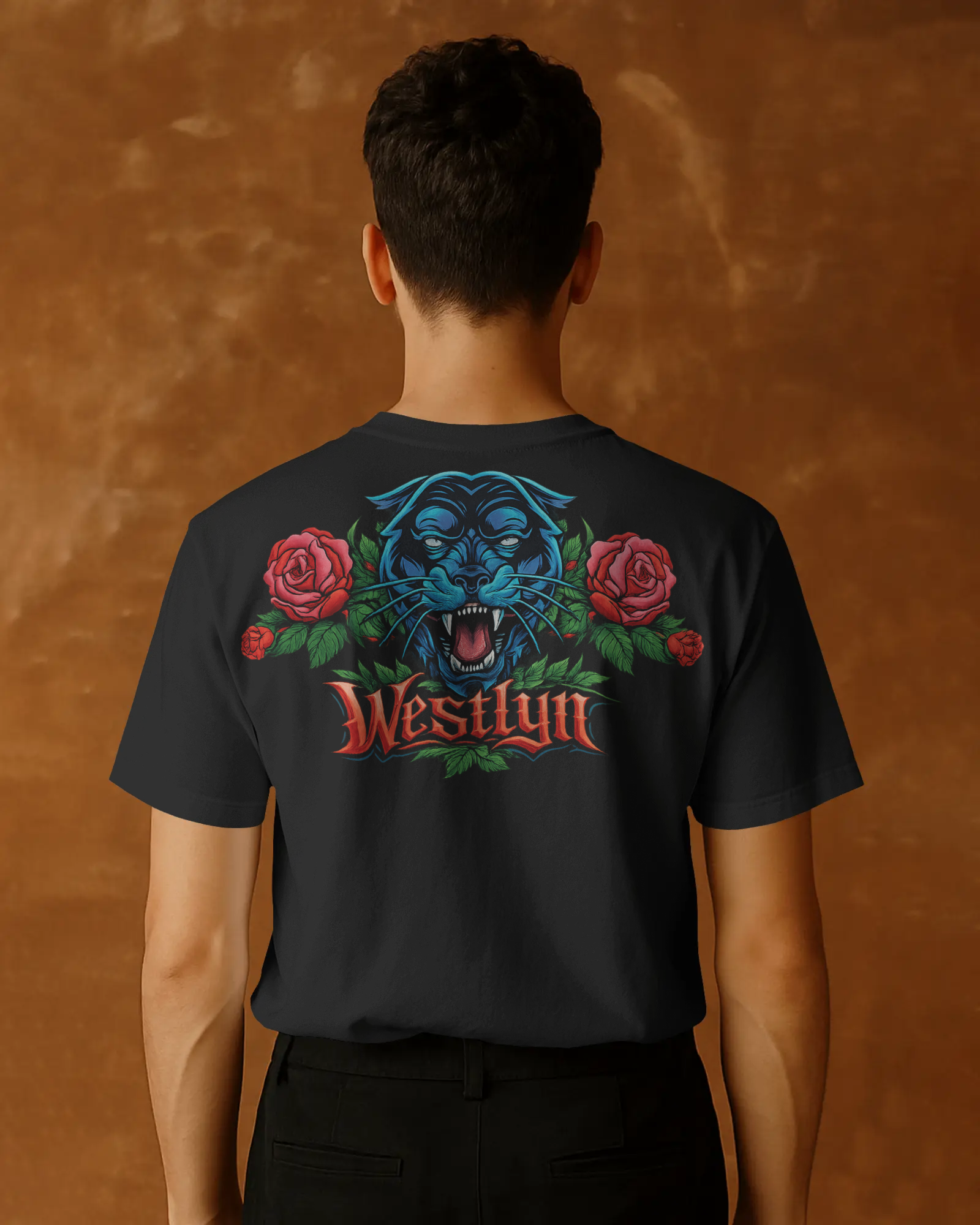 Westlyn Panther Rose Tee