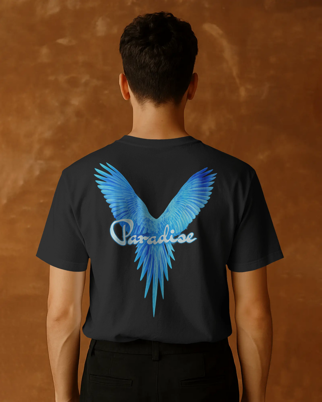 Paradise Blue Wings Graphic
