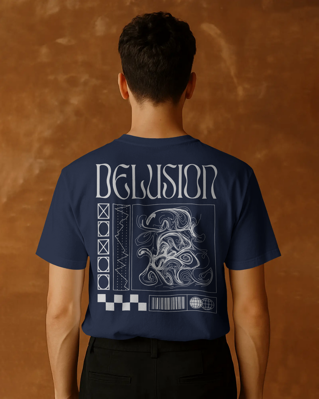 Delusion Abstract Graphic Tee