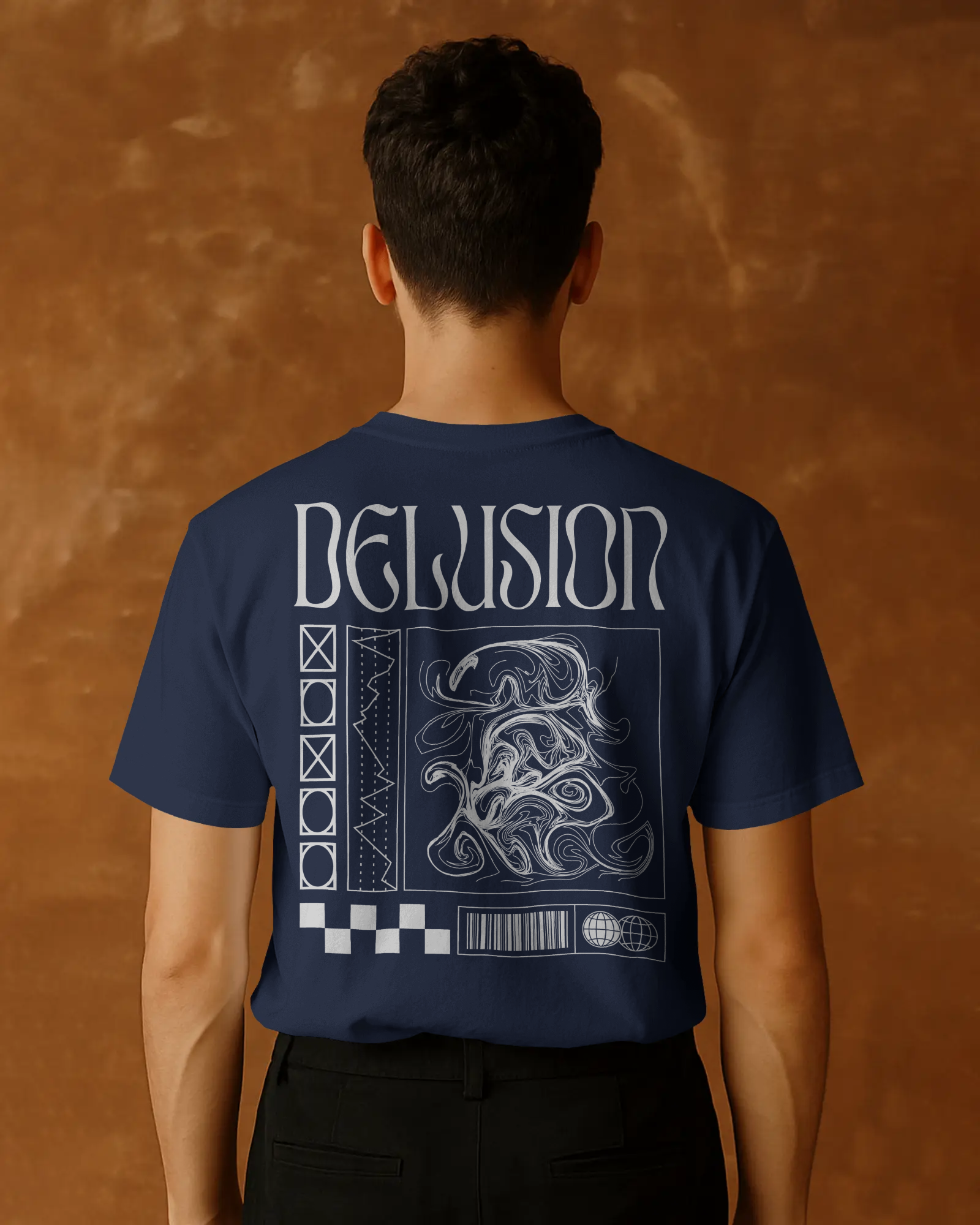 Delusion Abstract Graphic Tee