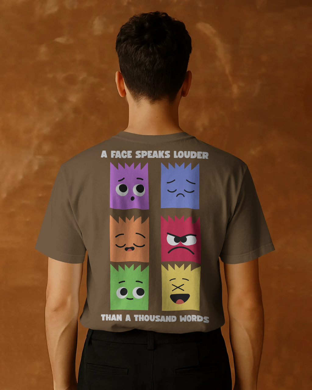 Vibrant Expression Grid Tee