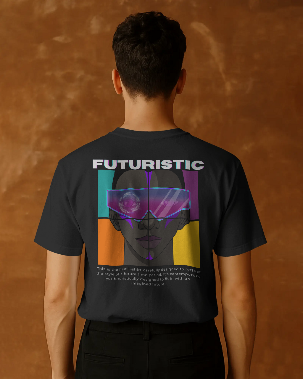 Futuristic Cyber Glass Tee
