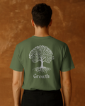 Olive Botanical Roots Tee