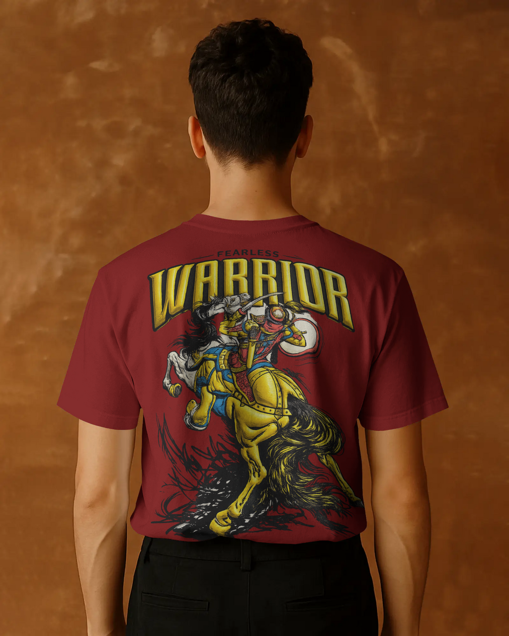 Fearless Crimson Warrior Tee