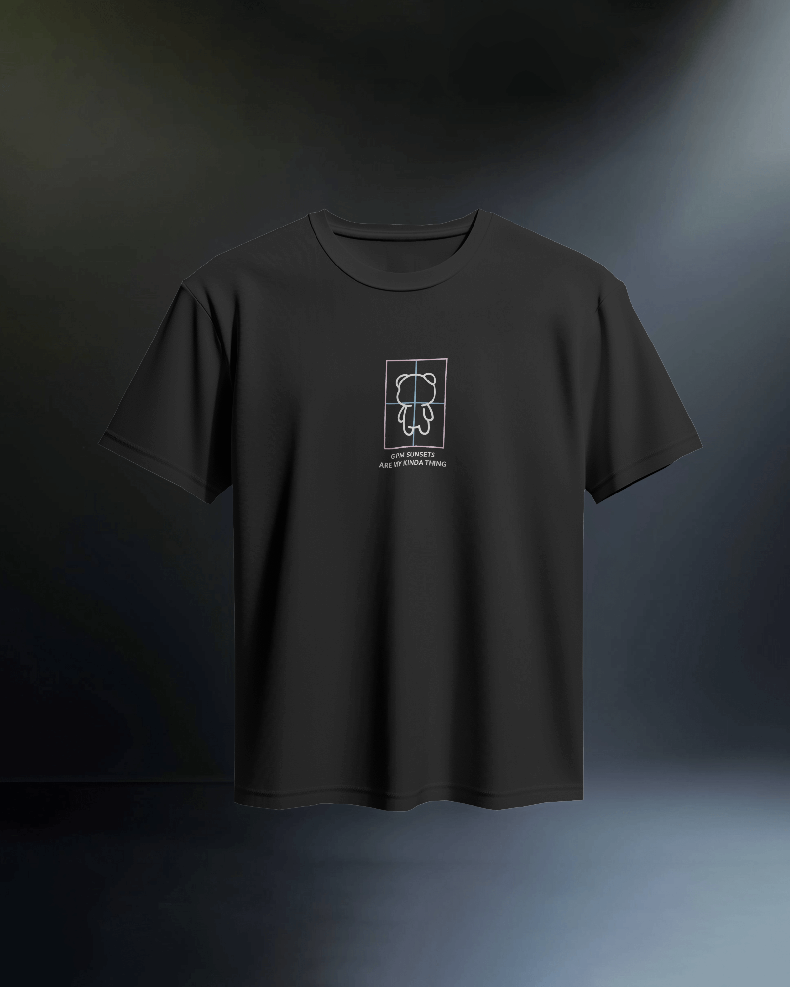 Sunset Bear Aesthetic Tee