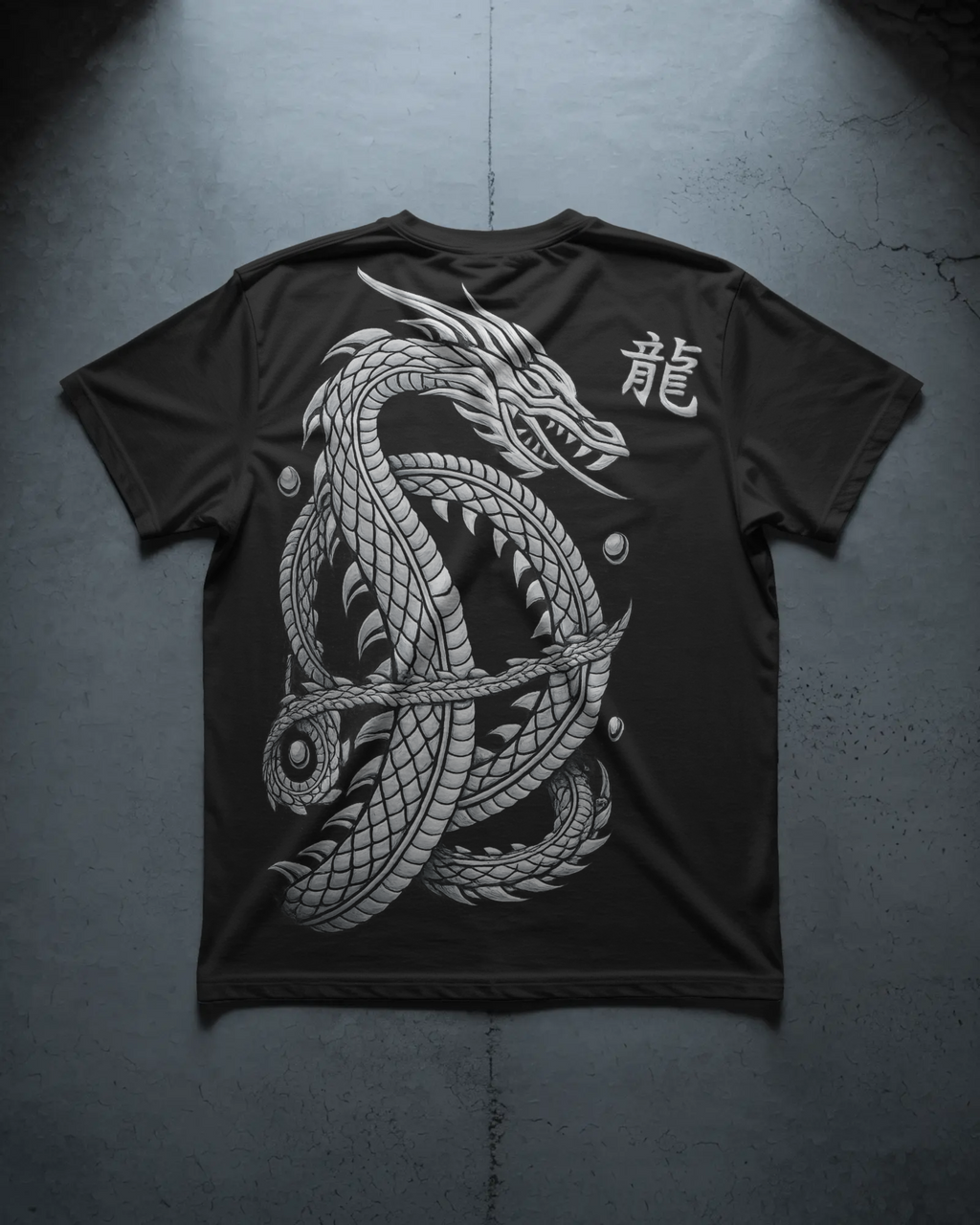 Silver Serpent Dragon Tee