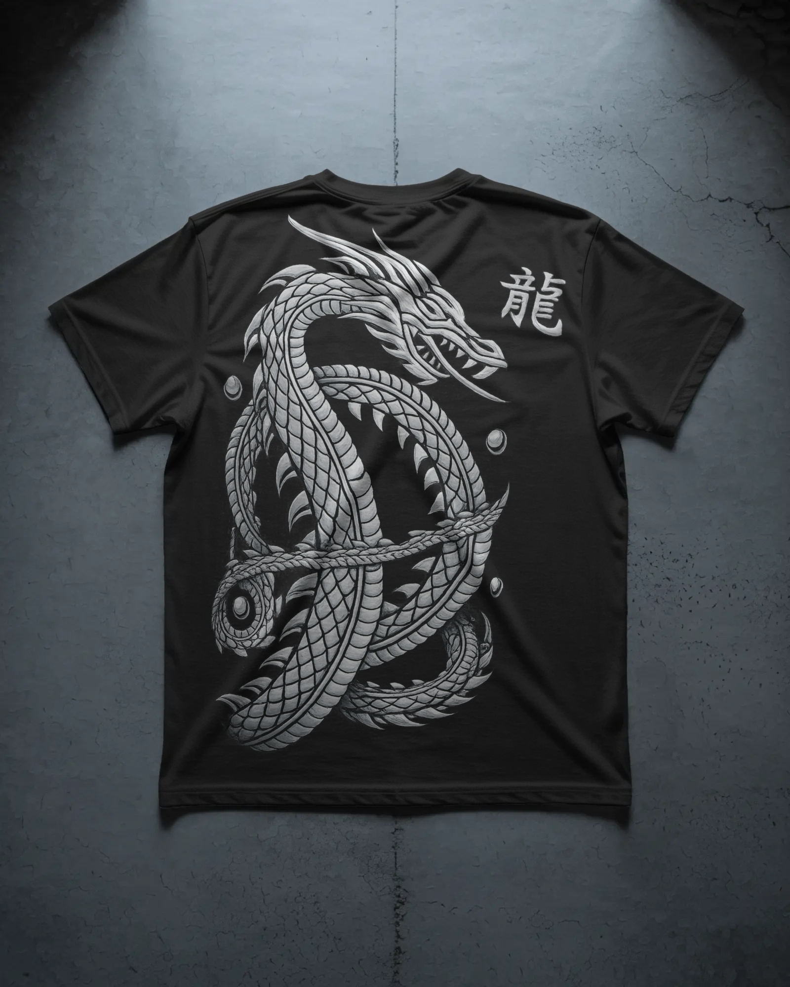 Silver Serpent Dragon Tee