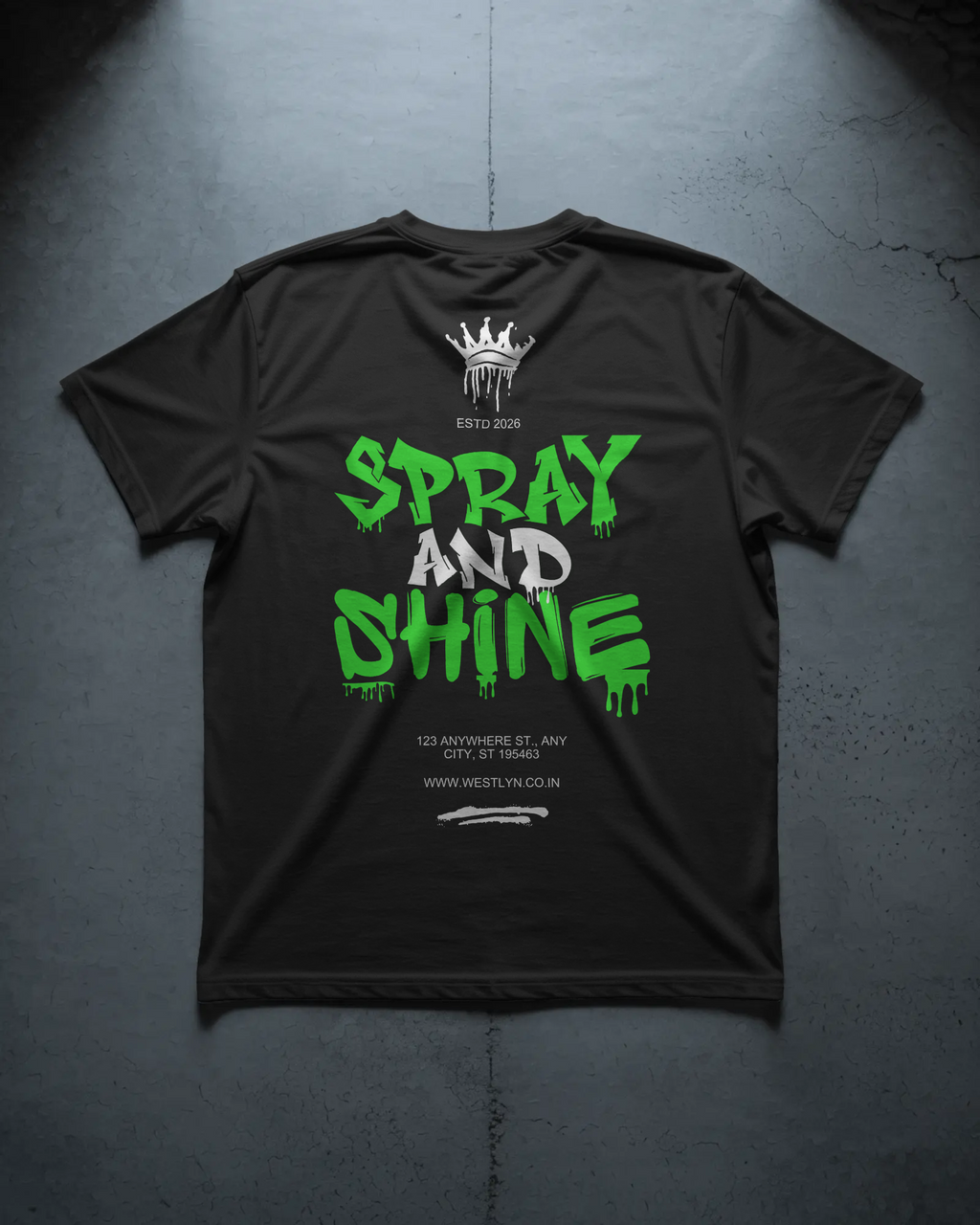 Spray Shine Street Tee