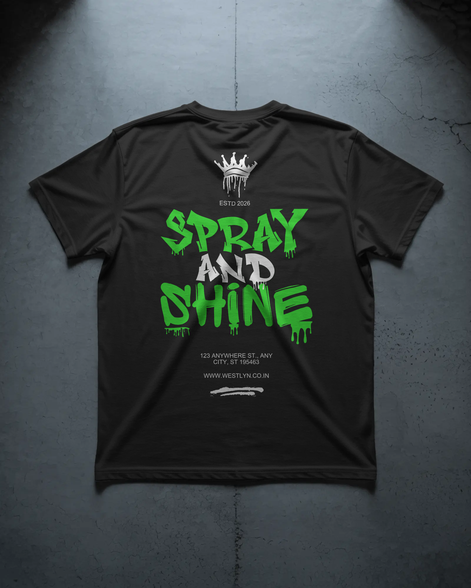Spray Shine Street Tee