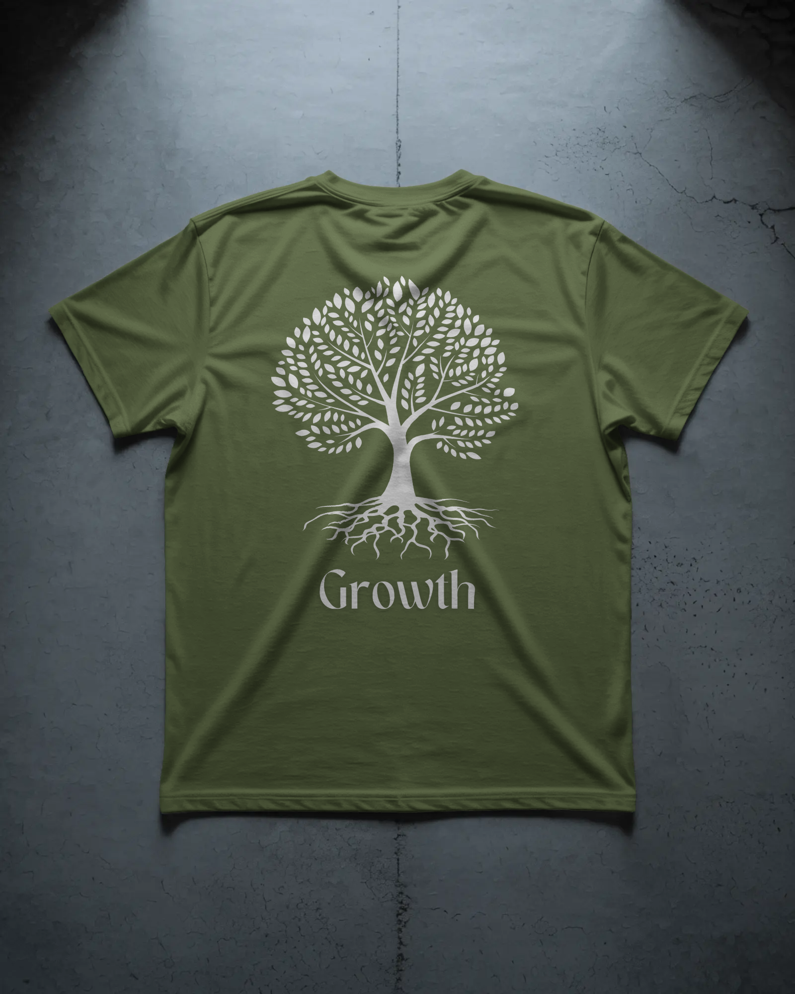 Olive Botanical Roots Tee