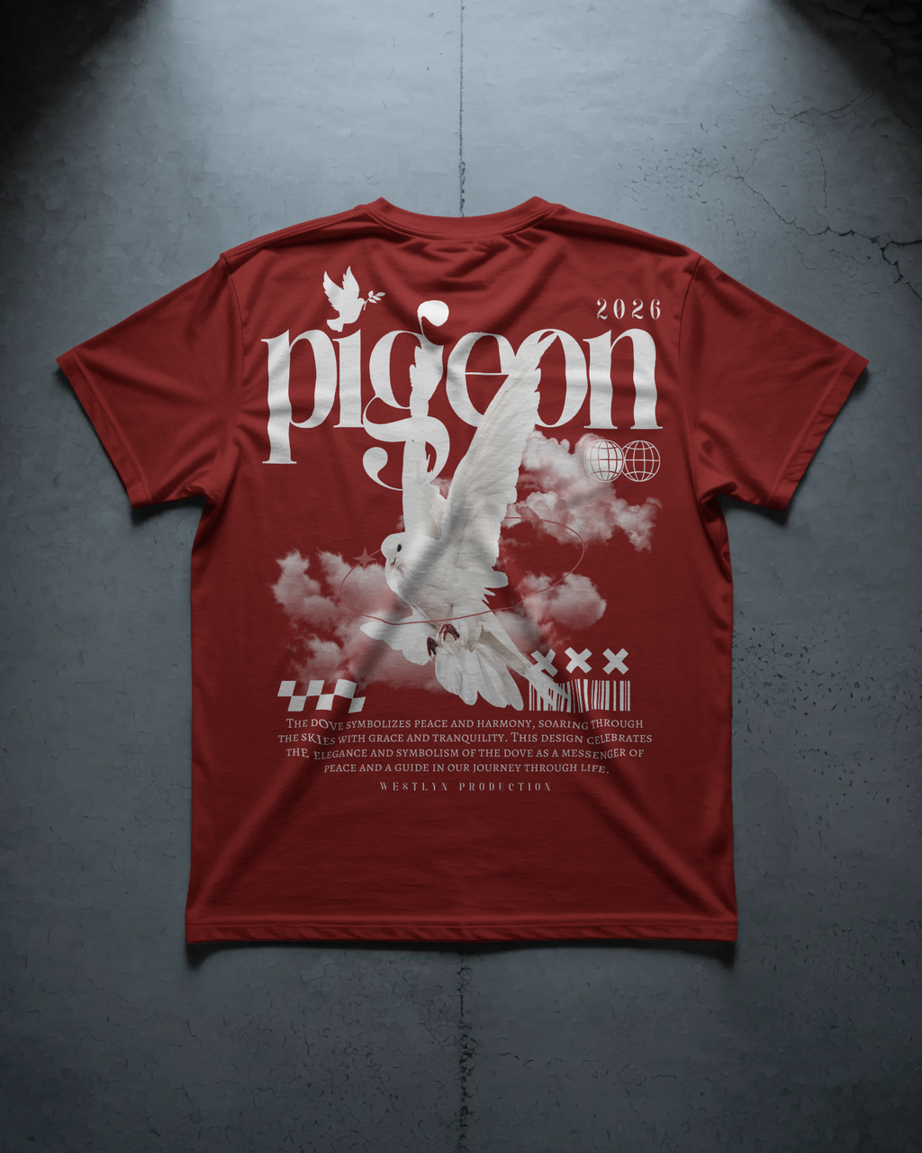 Urban Pigeon Peace Tee