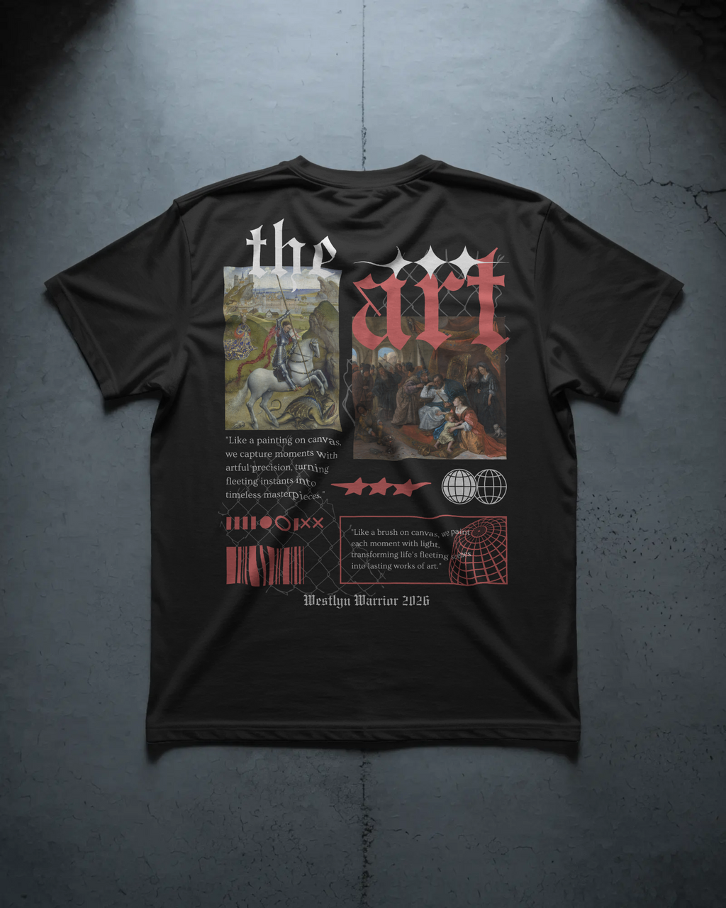 Watercolor Wing Streetwear Tee
