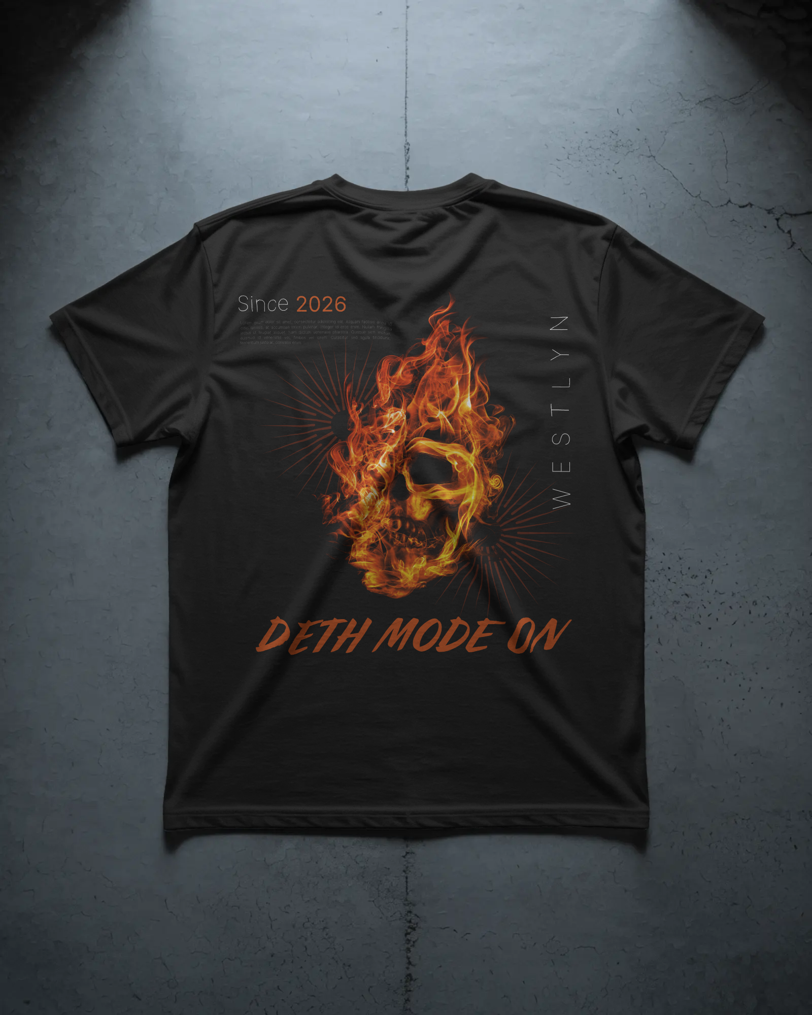 Skull Deth Mode On Tee