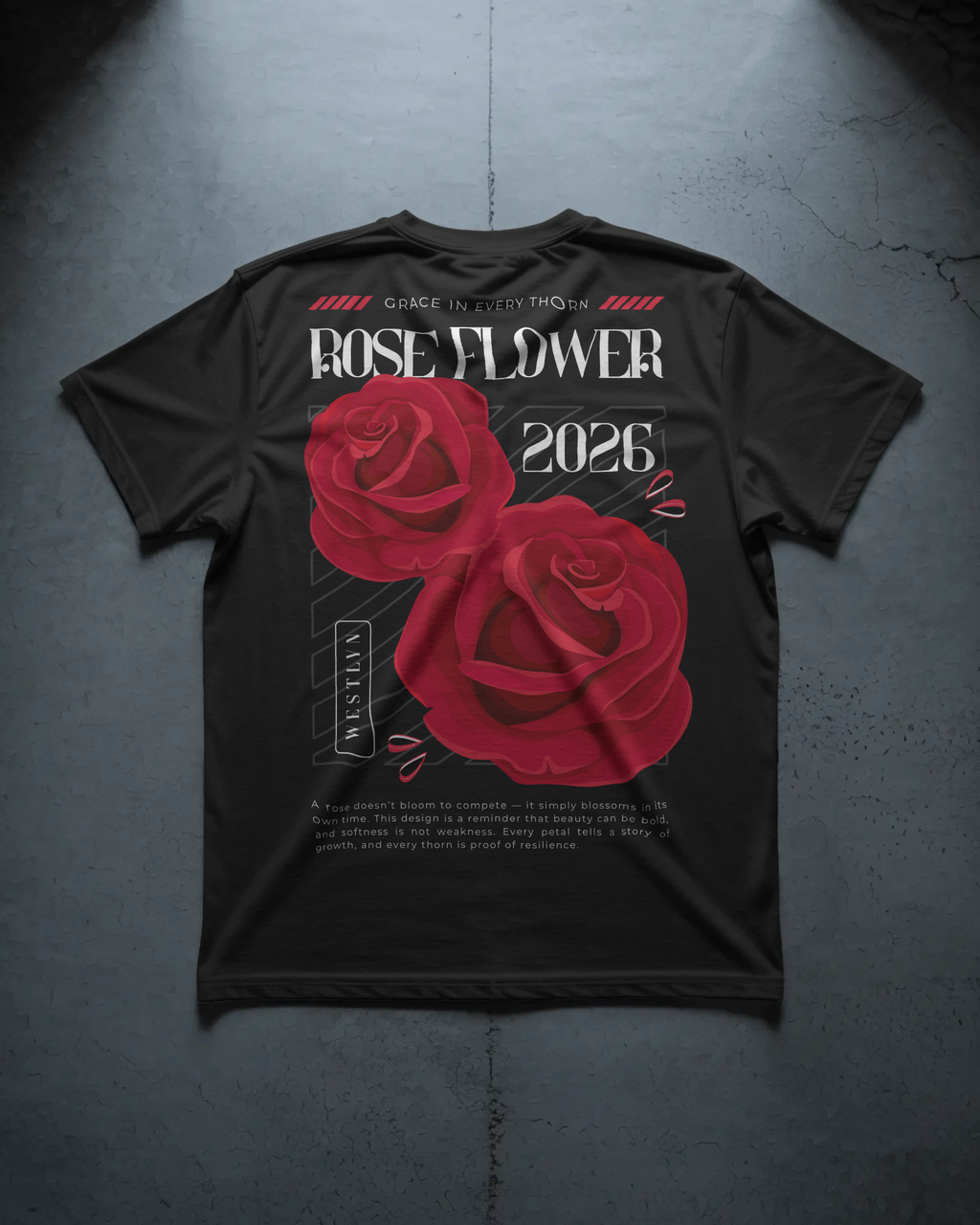 Rose Flower Grace Tee