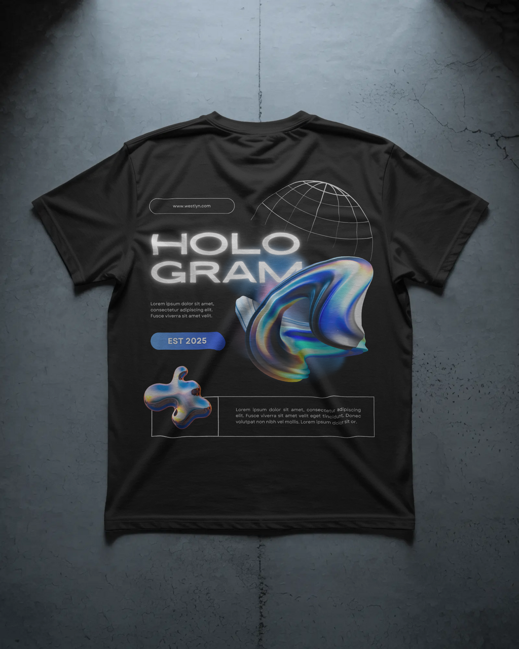 Hologram Abstract Liquid