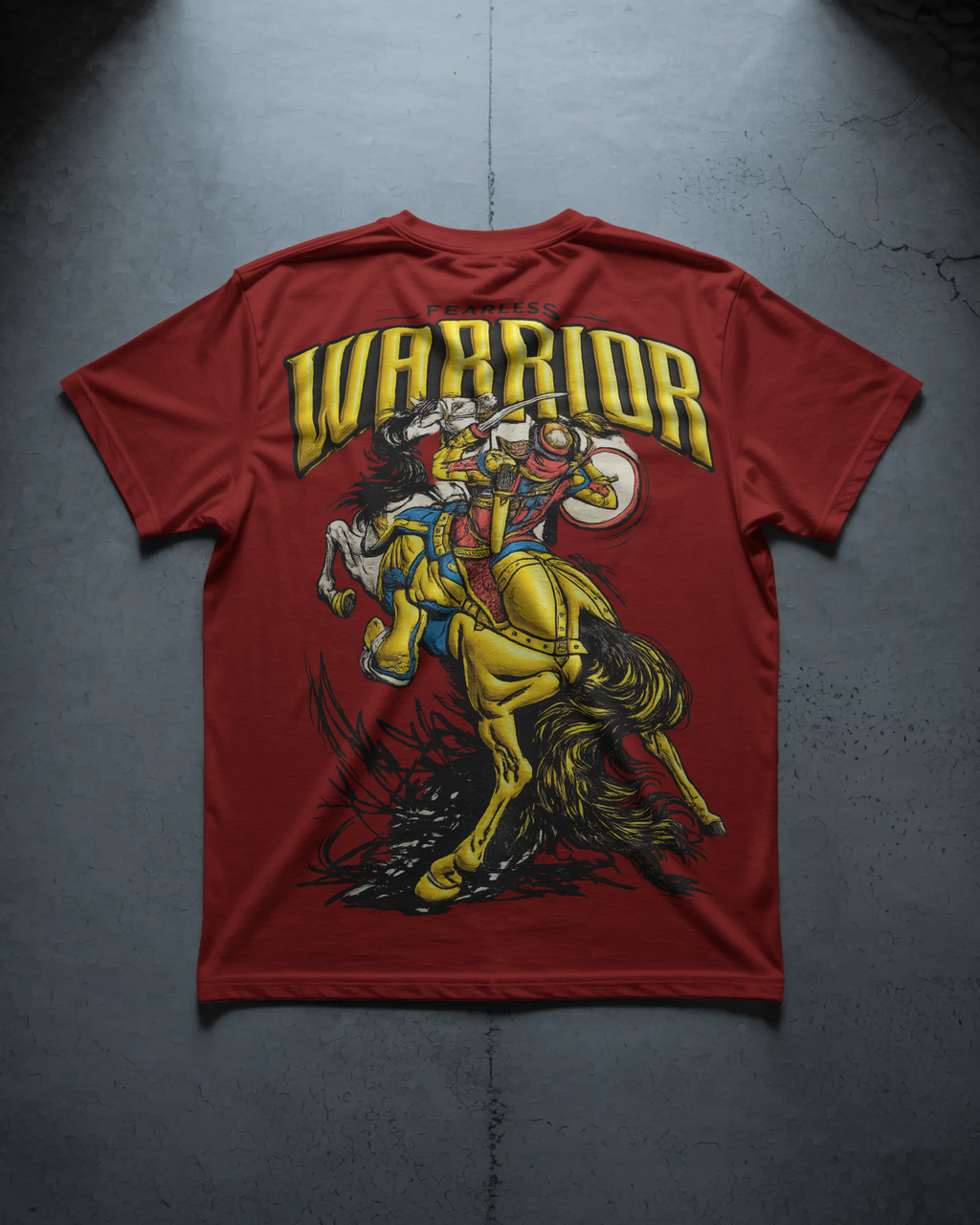Fearless Crimson Warrior Tee