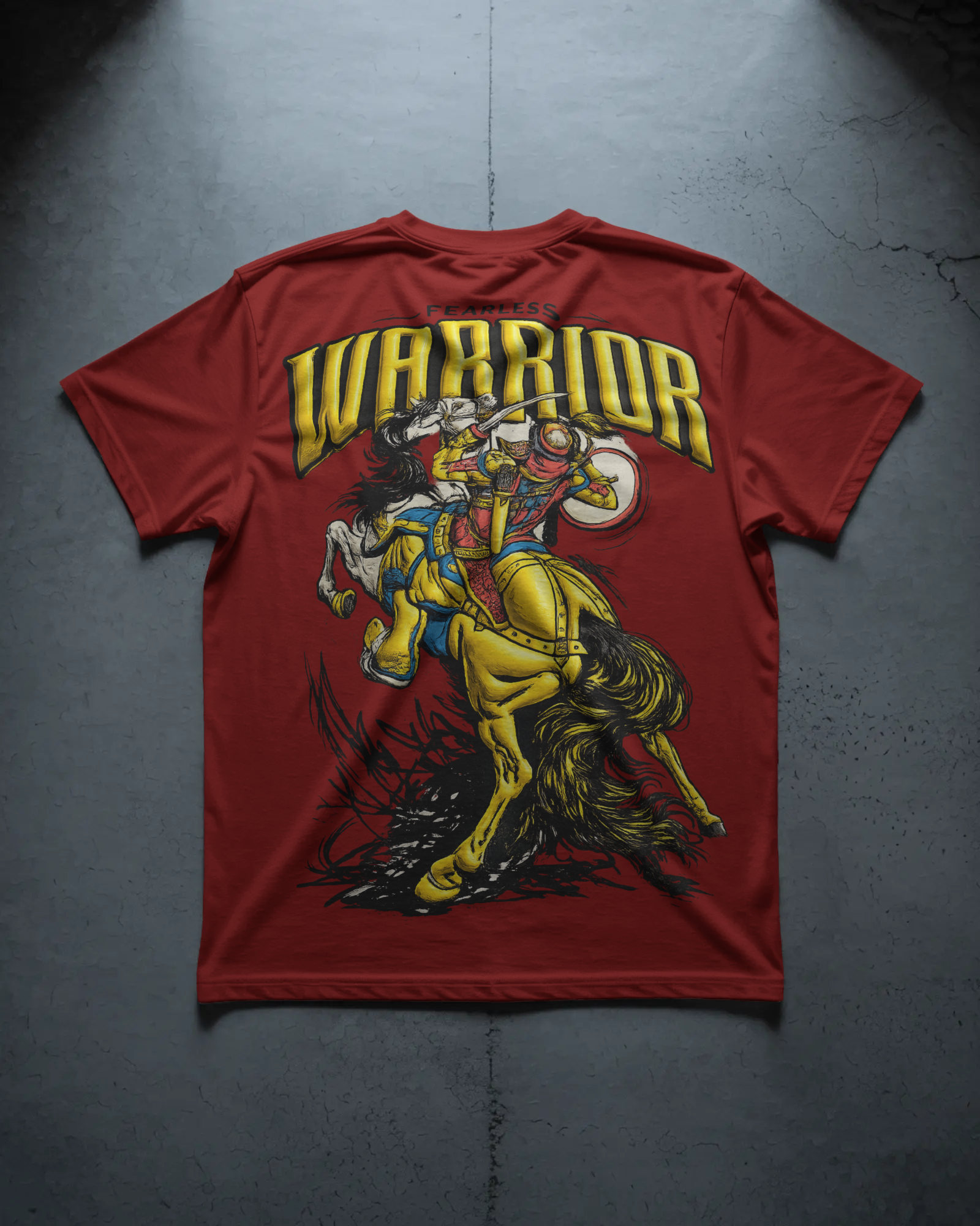 Fearless Crimson Warrior Tee