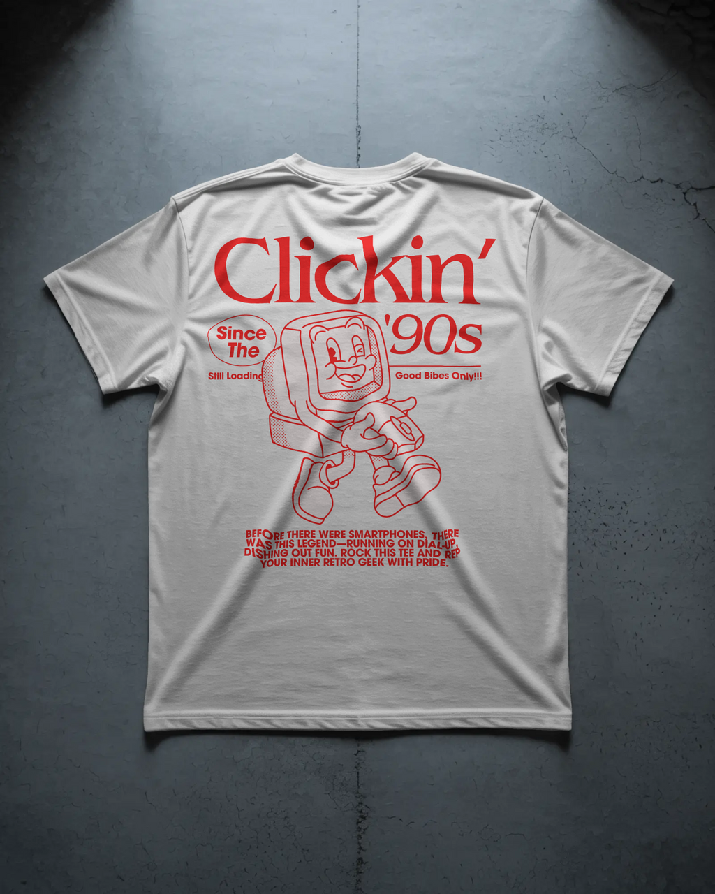 Clickin 90s Retro Tee