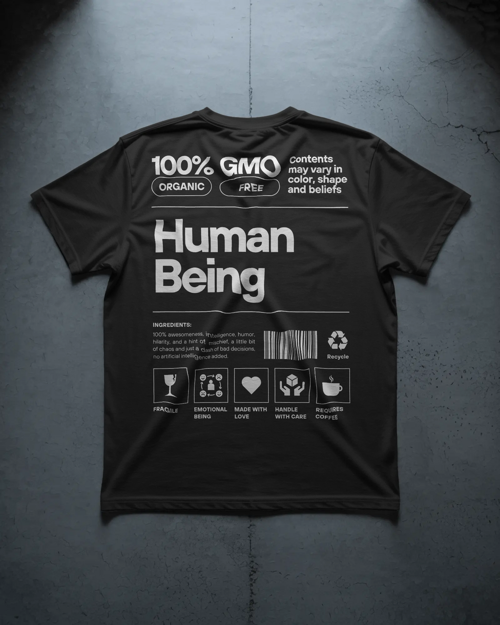 100% GMO-Free Human