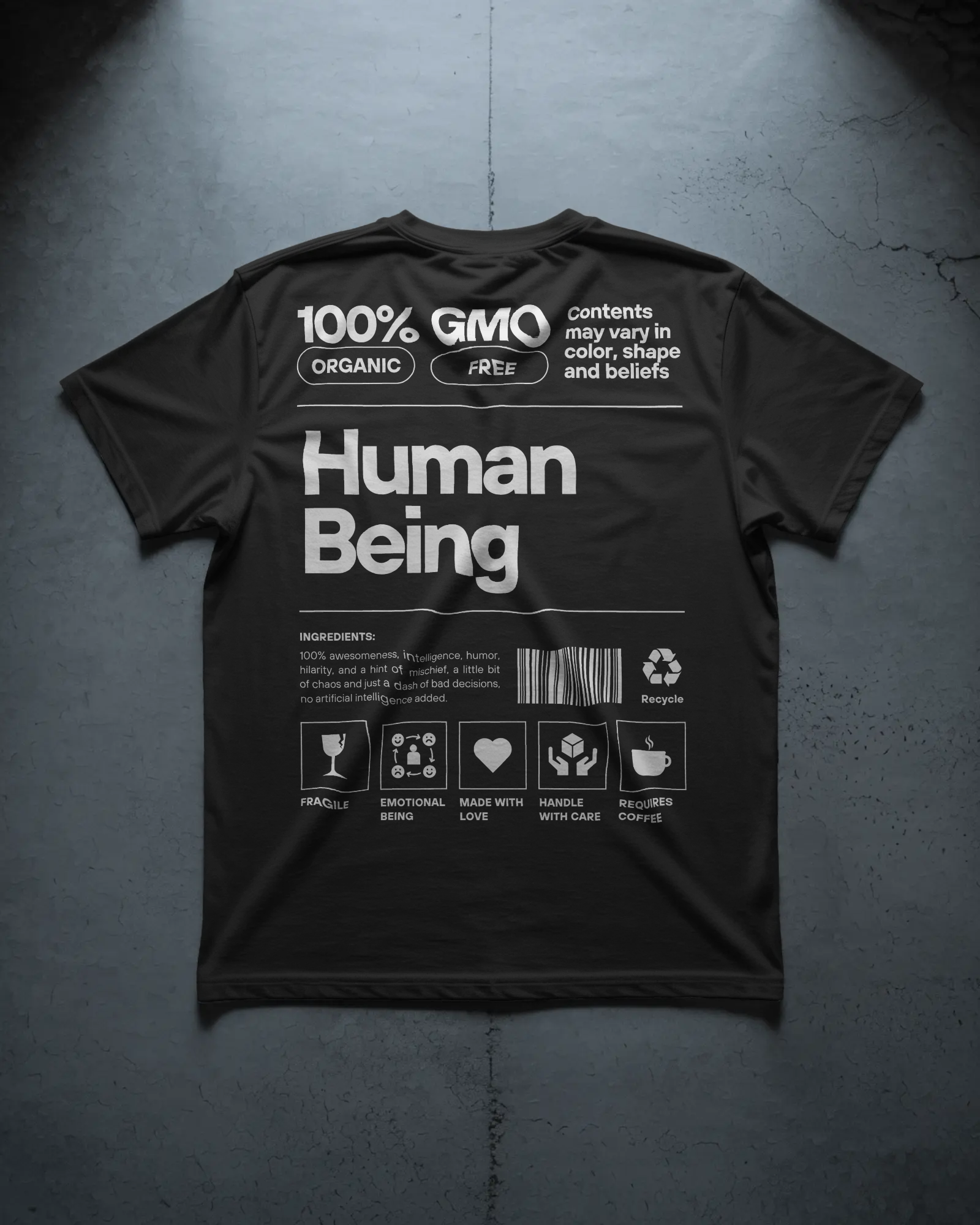 100% GMO-Free Human