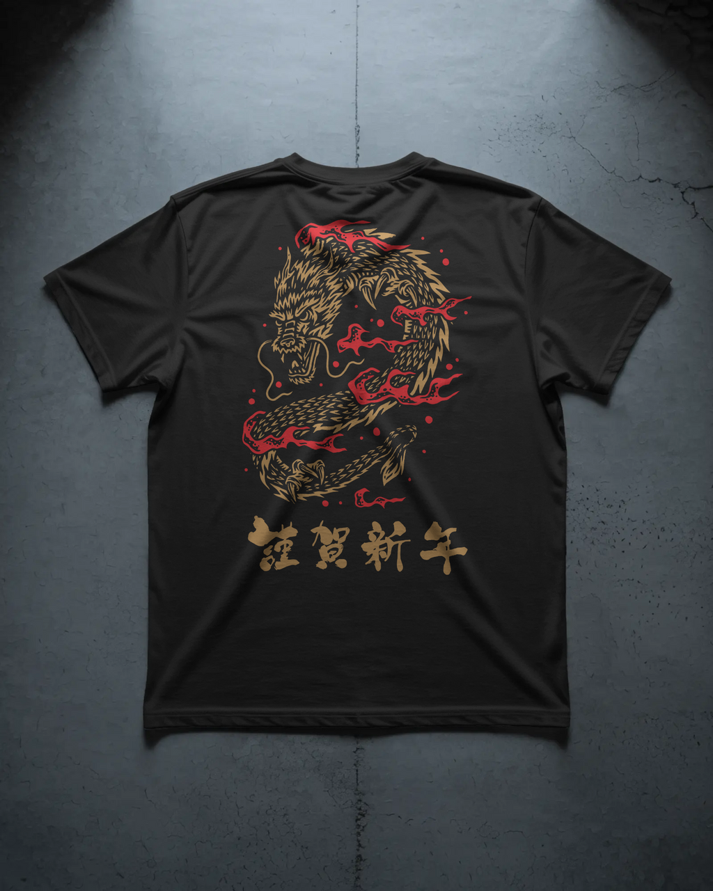 Dragon Aesthetic Black Tee