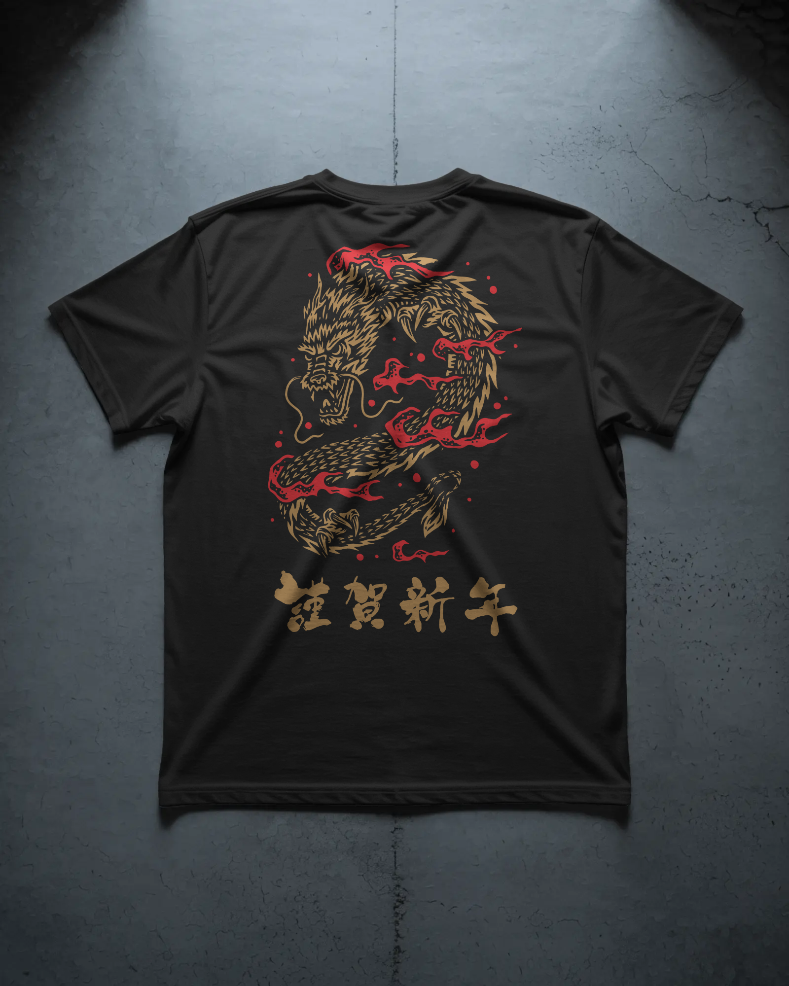 Dragon Aesthetic Black Tee