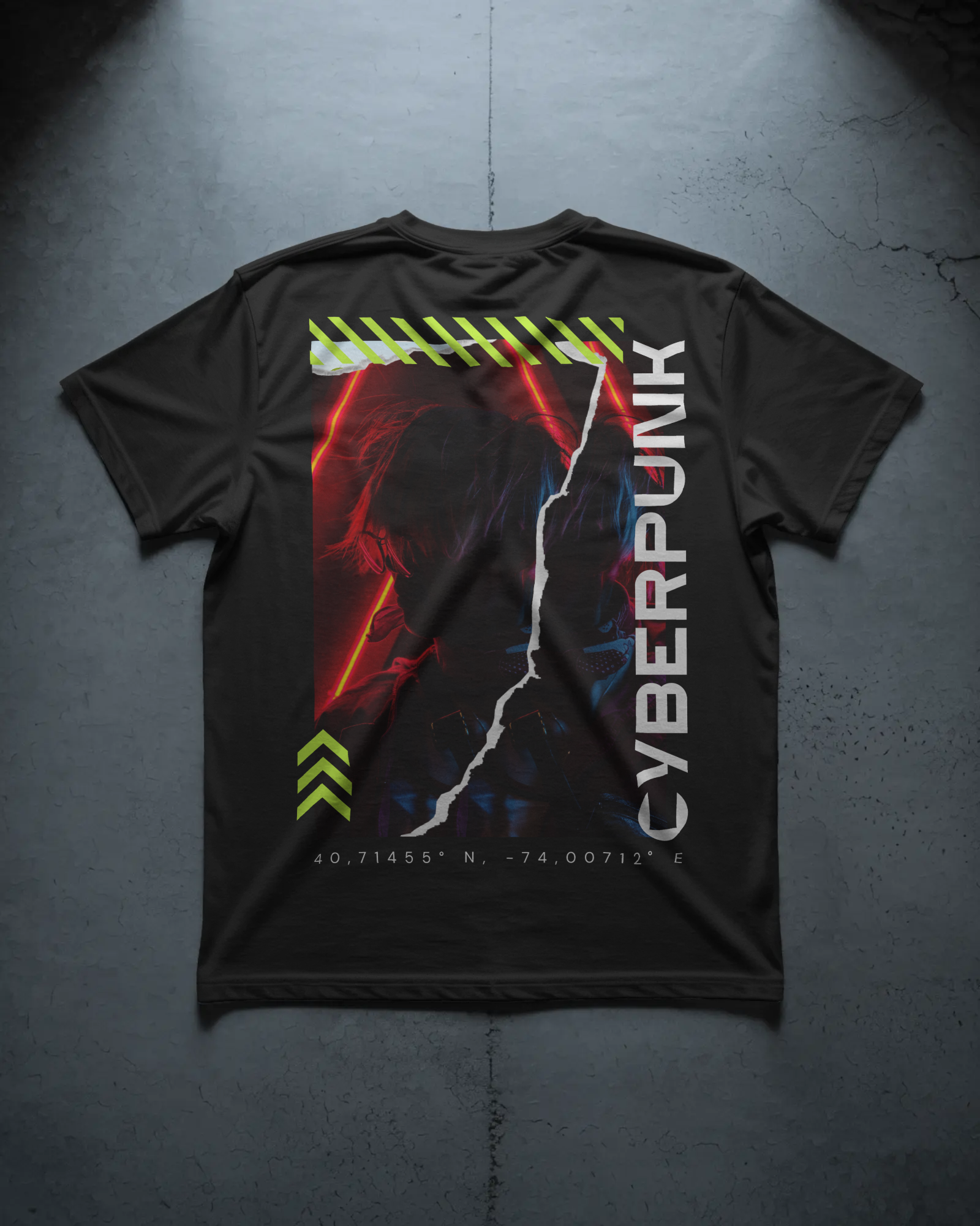 Cyberpunk Distorted Tech Tee