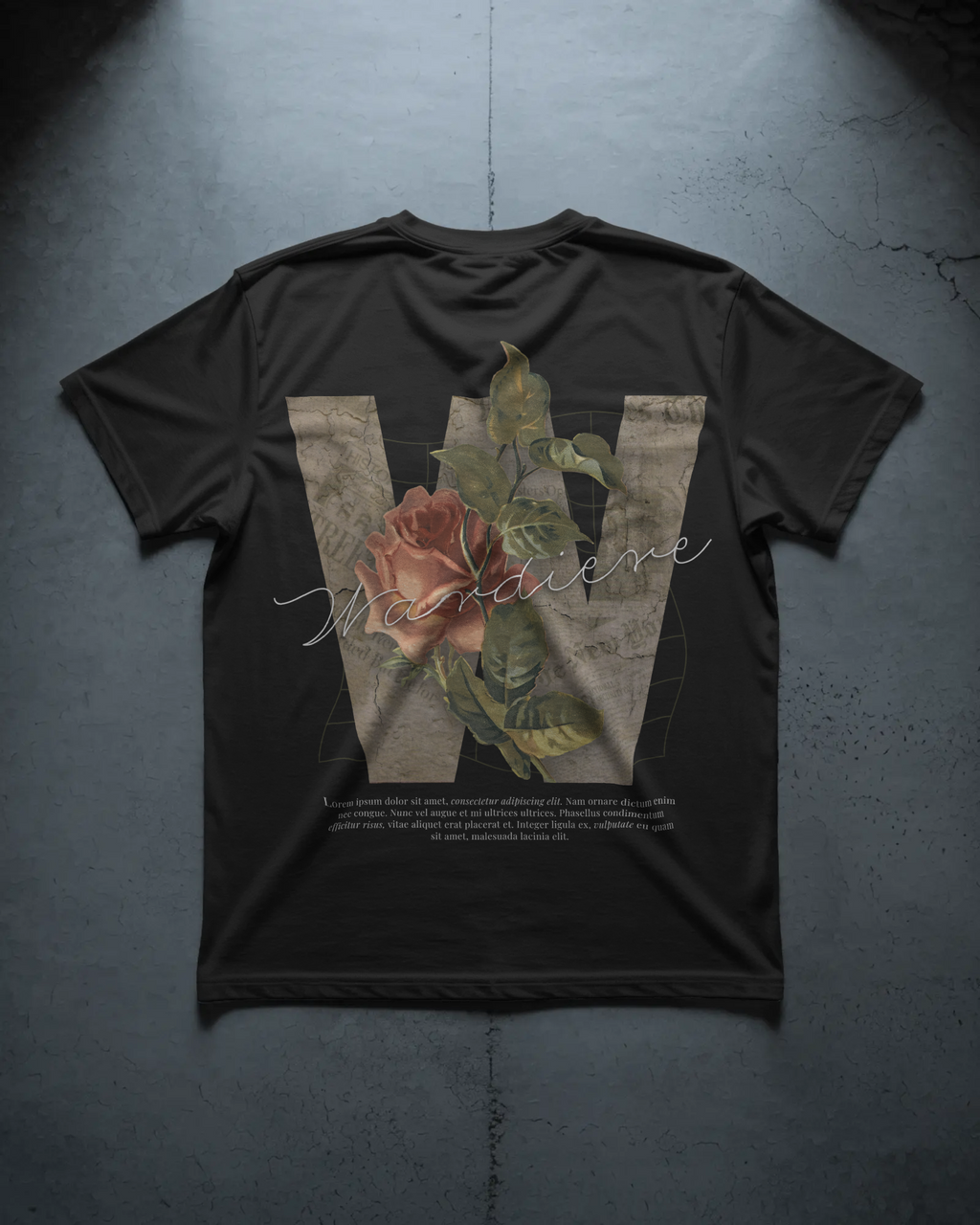 Vintage Rose Graphic Tee