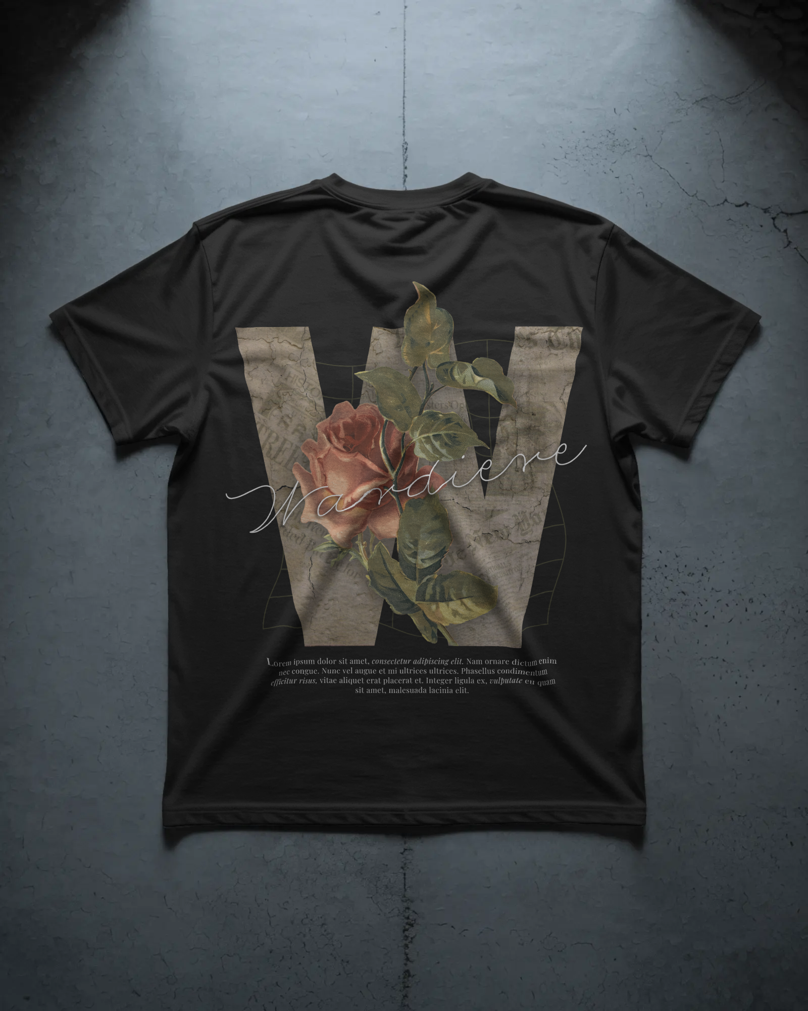 Vintage Rose Graphic Tee