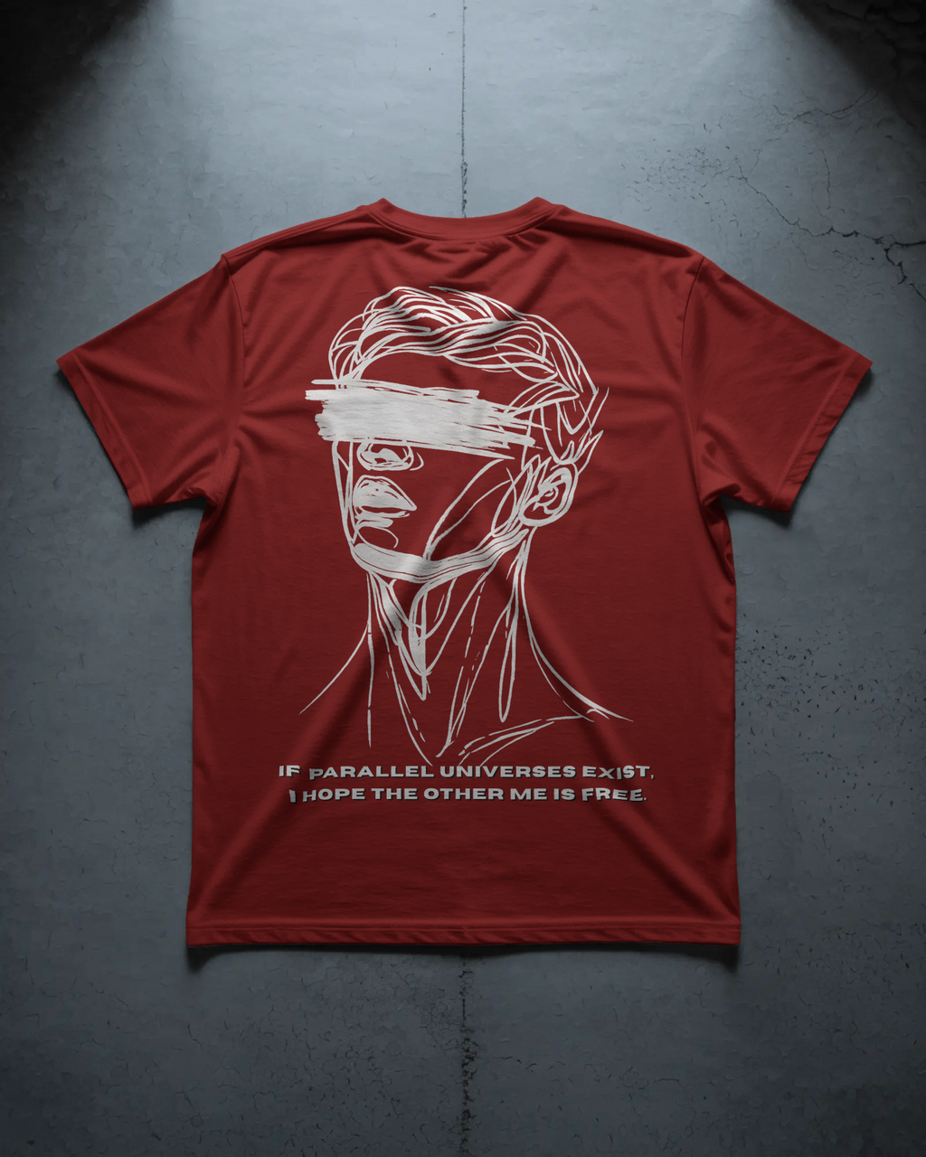 Parallel Universe Maroon Tee