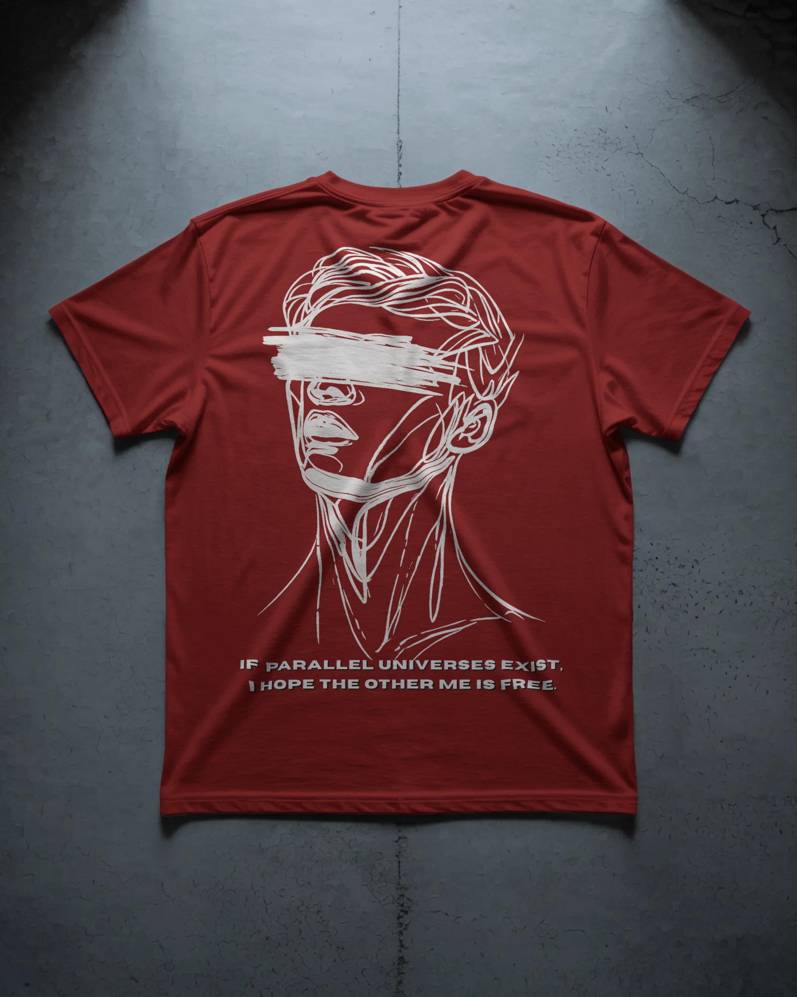 Parallel Universe Maroon Tee