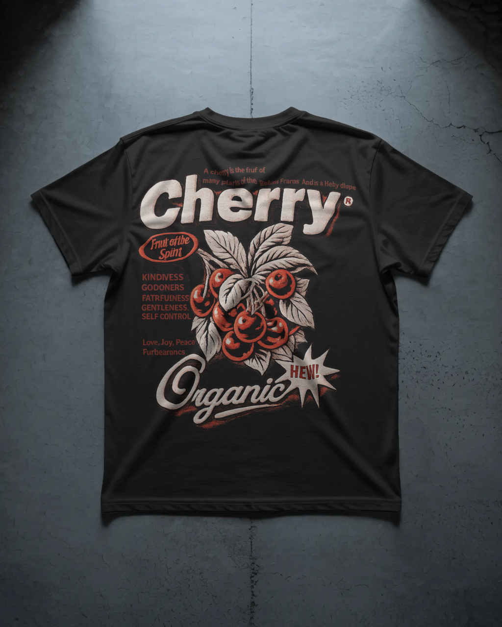 Vintage Organic Cherry Tee