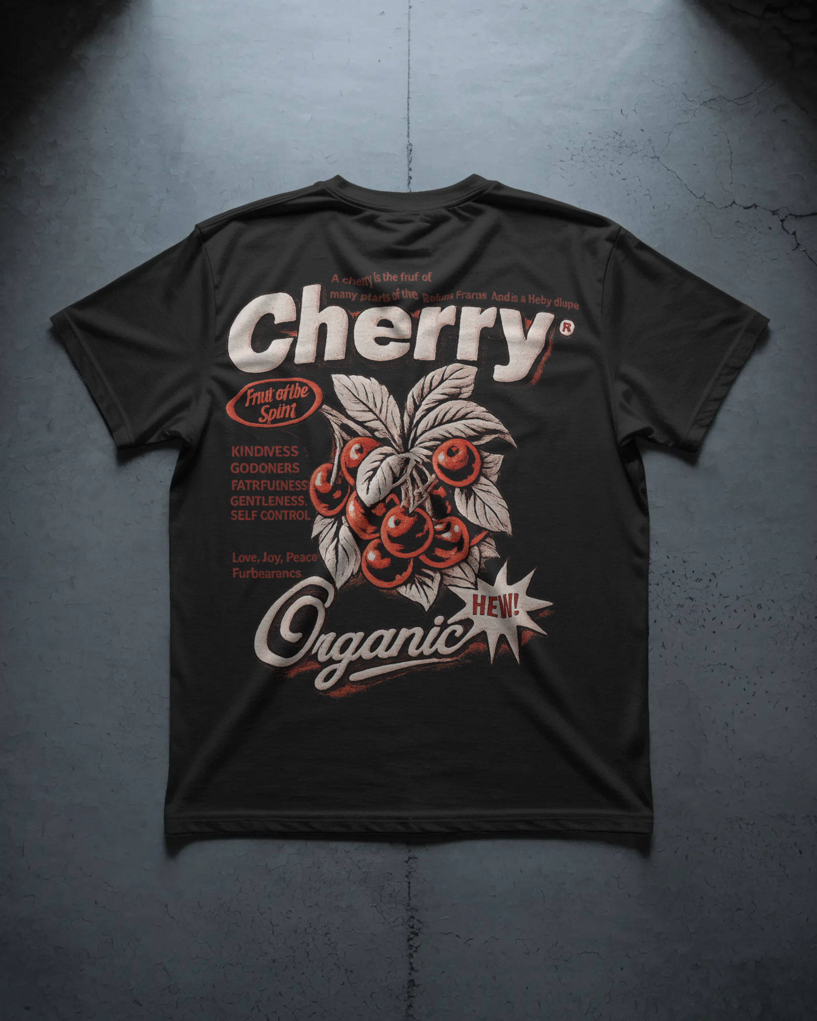 Vintage Organic Cherry Tee
