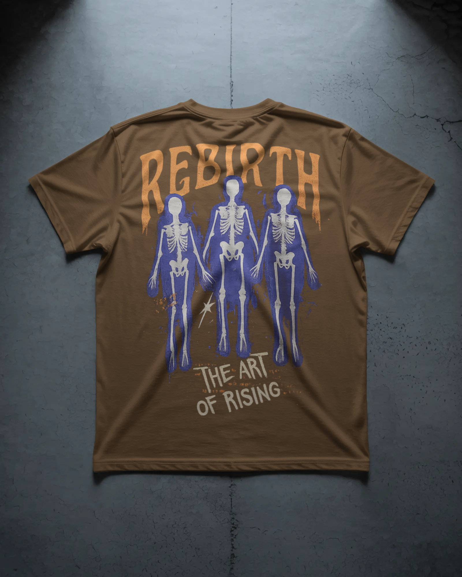 Earth-Tone Rebirth Skeleton Tee
