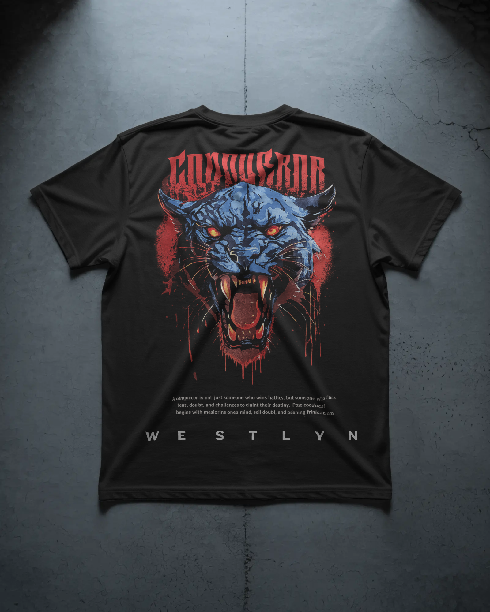 Gothic Conqueror Panther Tee