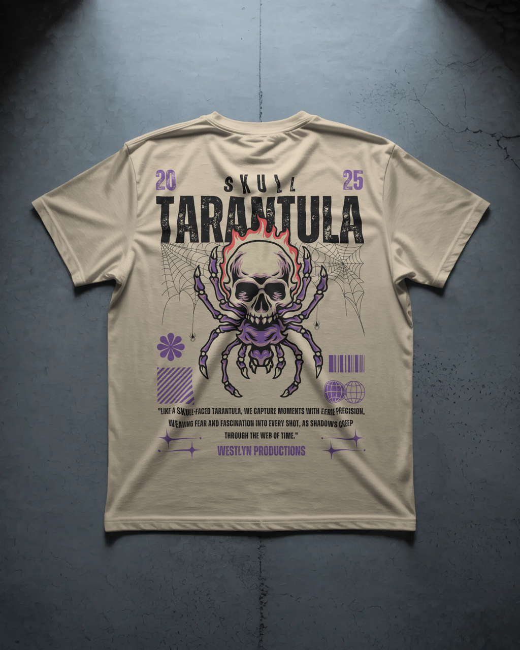 Westlyn Skull Tarantula Web