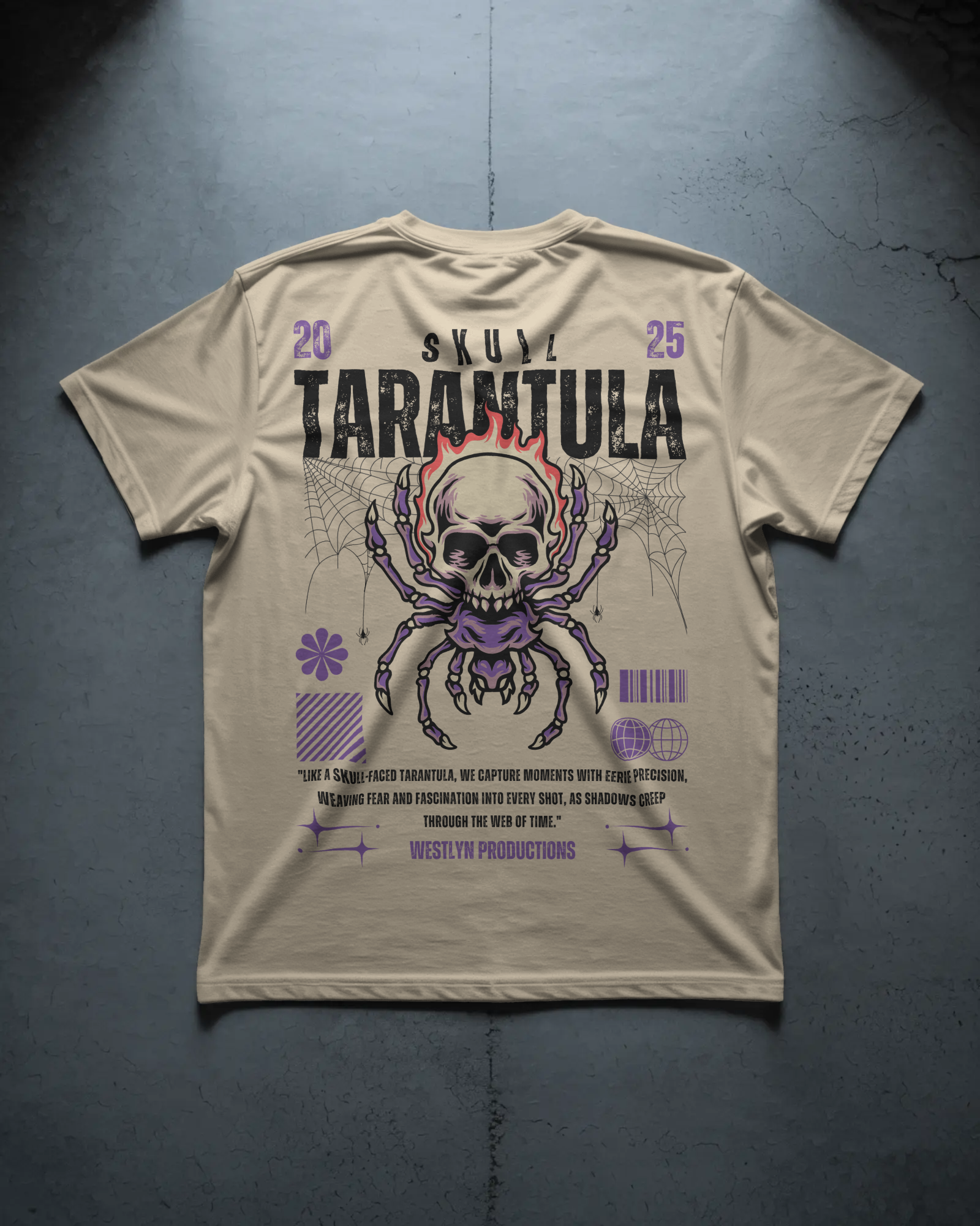 Westlyn Skull Tarantula Web