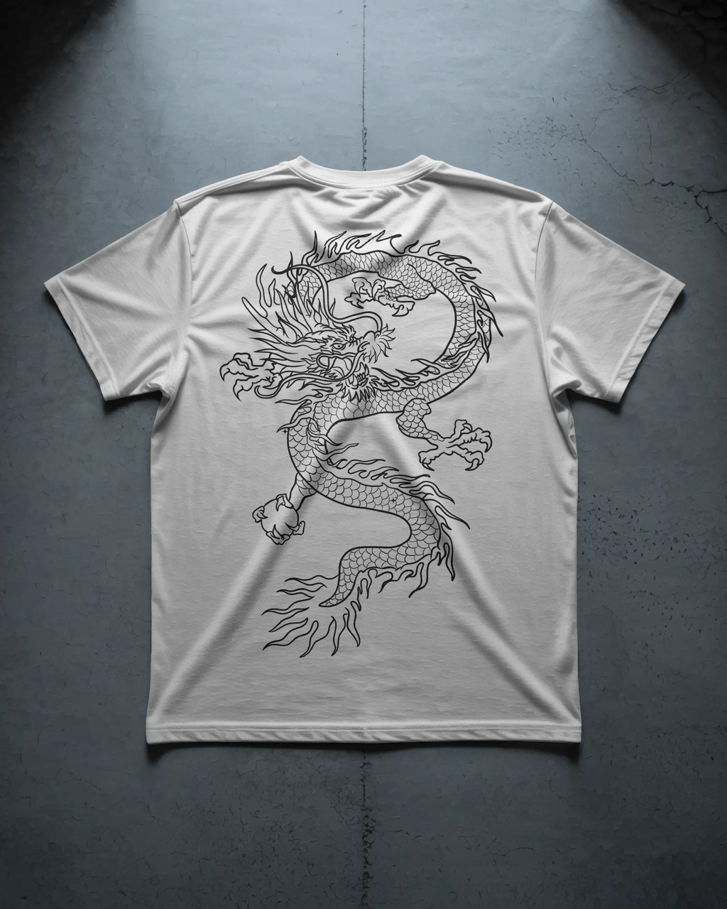 Mythic Dragon Line-Art Tee