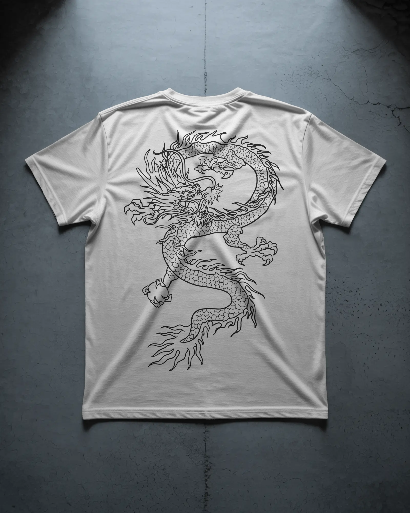 Mythic Dragon Line-Art Tee