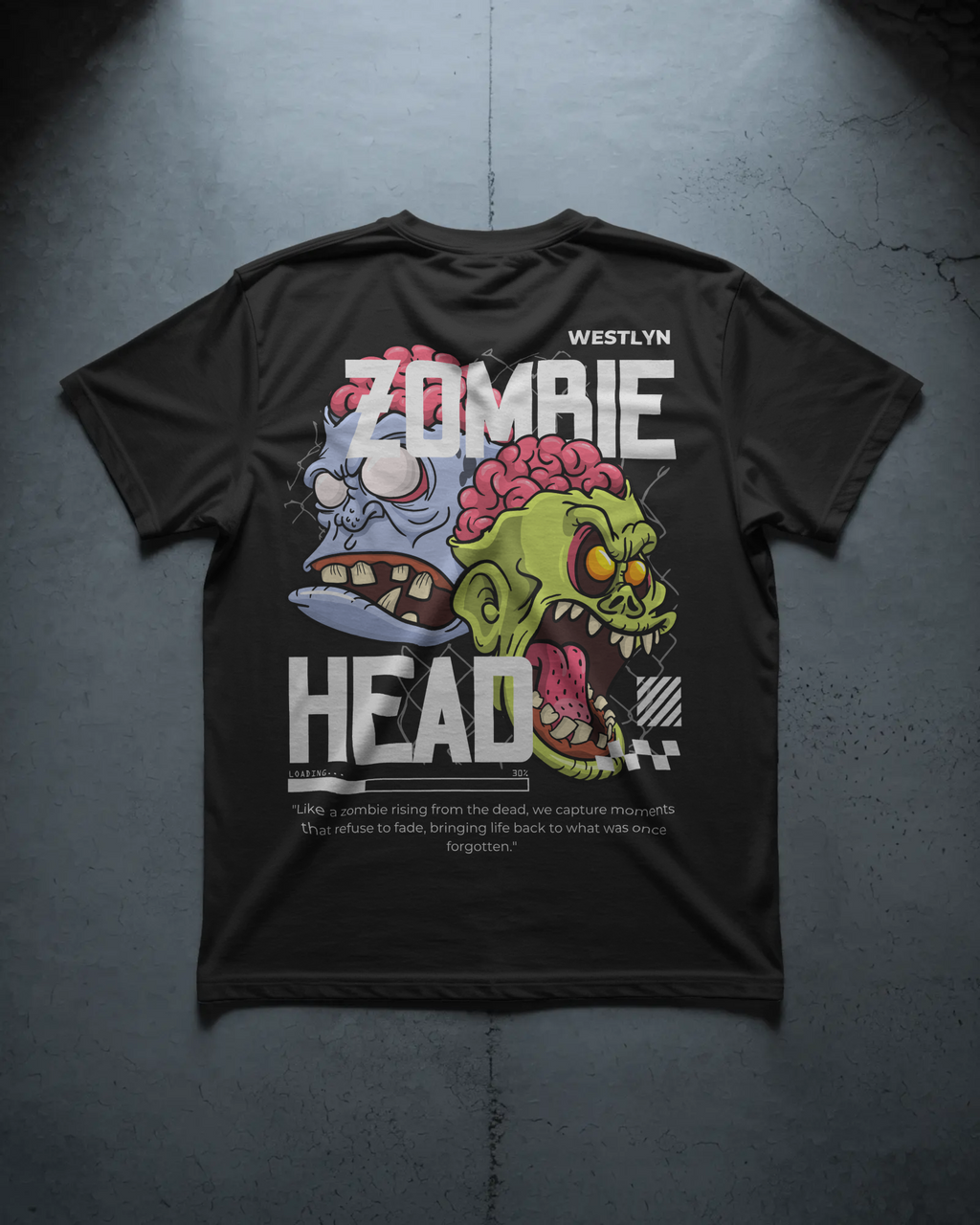 Westlyn Zombie Head Graphic