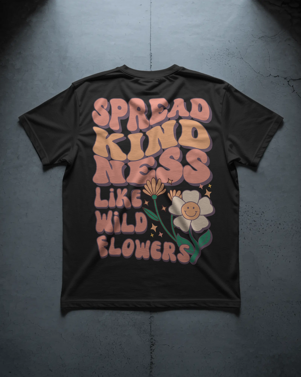 Retro Wildflower Kindness Tee