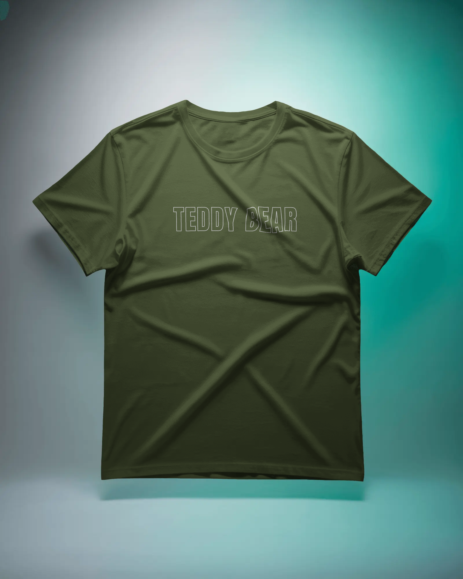 Olive Teddy Graphic Tee