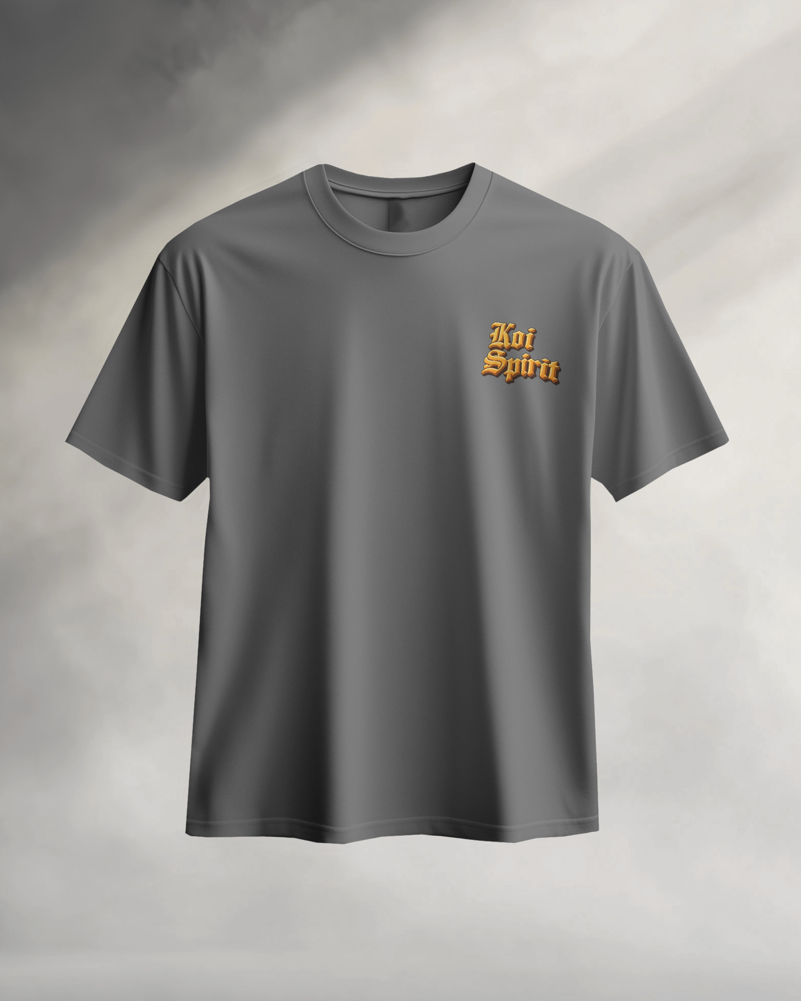 Koi Spirit Grey Graphic Tee