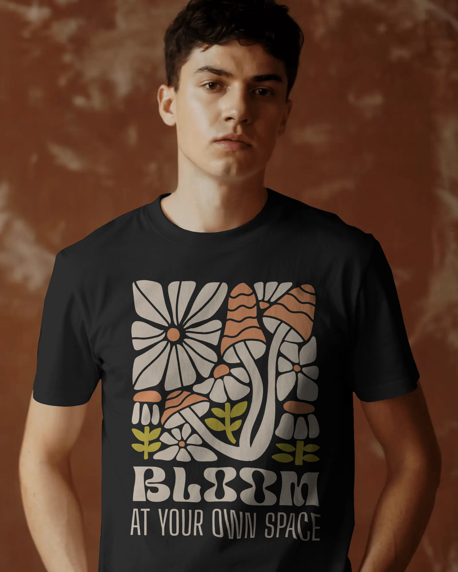 Retro Bloom Botanical Tee