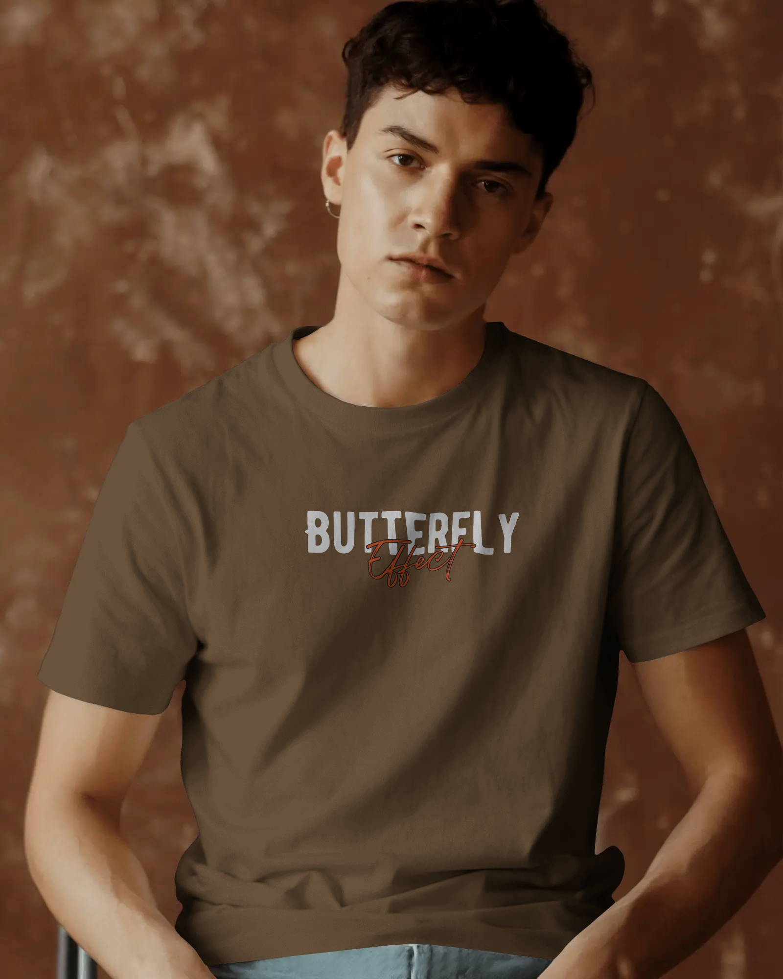 Butterfly Effect Mocha Tee